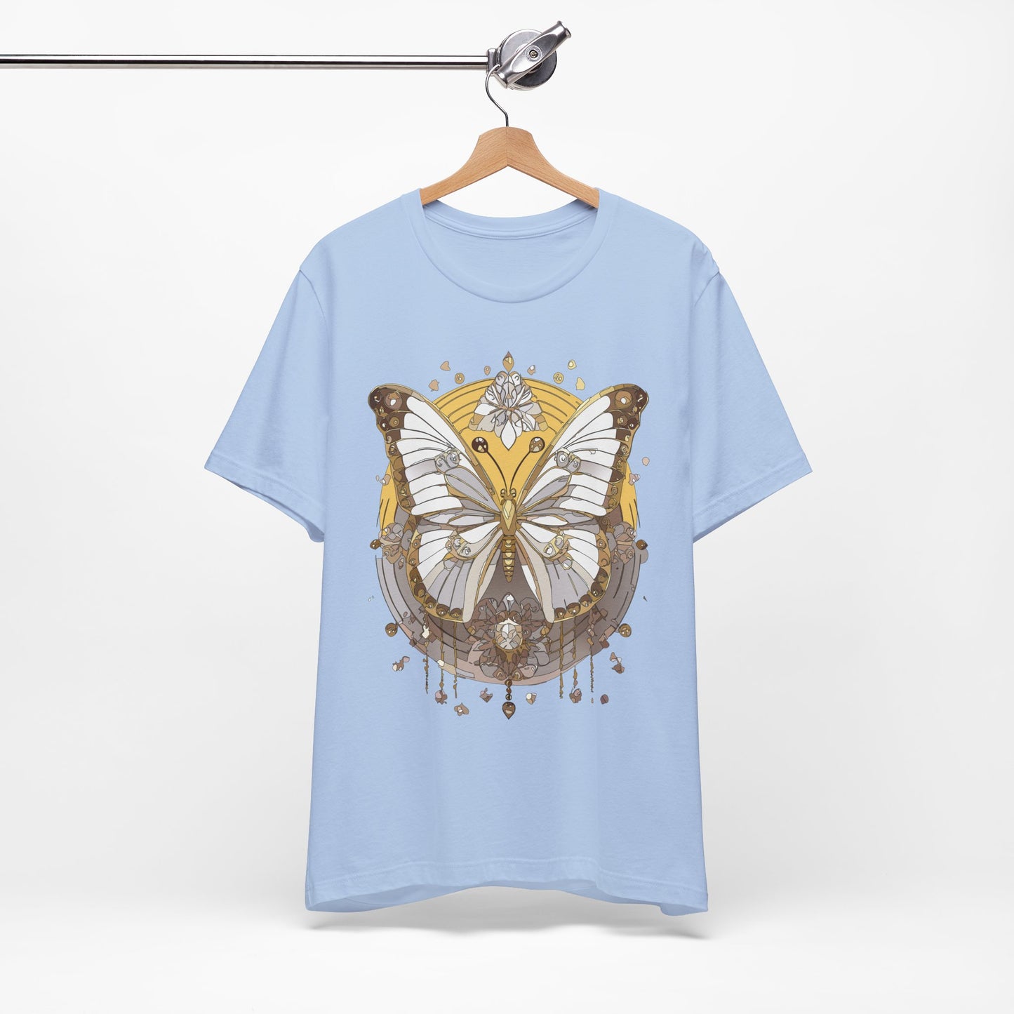 Butterfly Shirt, Shirt with Butterfly, Tee Shirt with Antique Butterfly