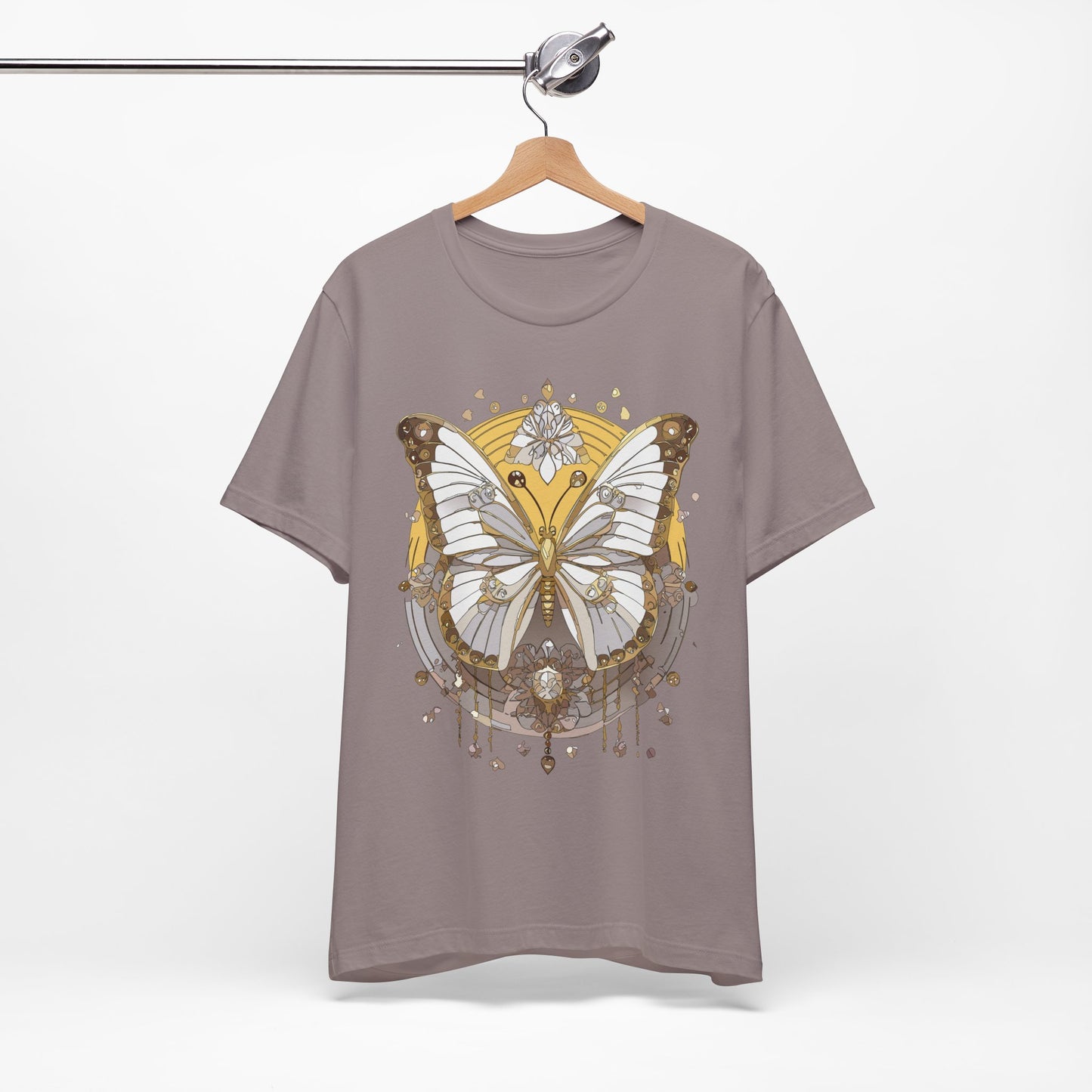 Butterfly Shirt, Shirt with Butterfly, Tee Shirt with Antique Butterfly