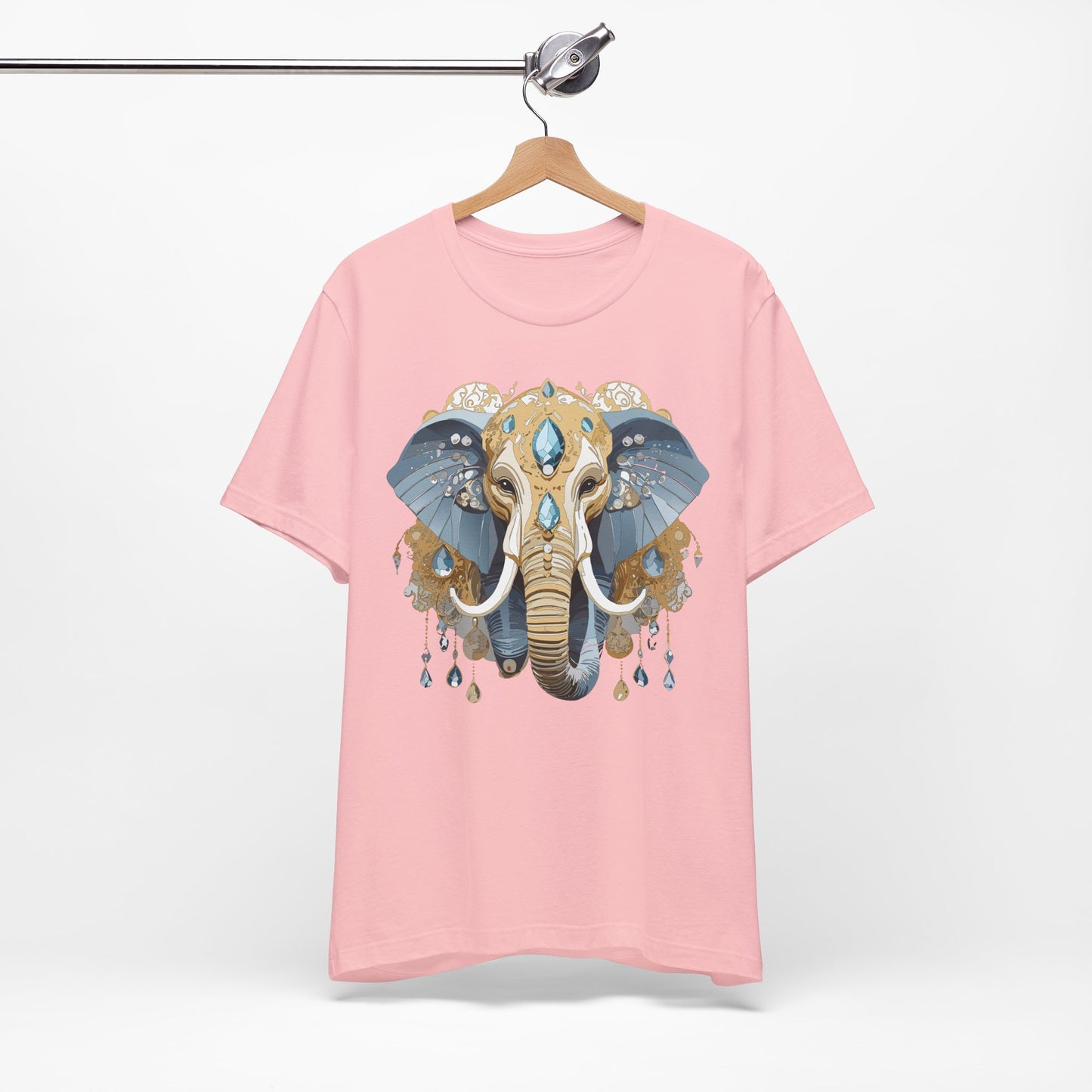 Animal Shirt, Shirt with Animal, Tee Shirt with Gold Animal Medal, Shirt with Antique Animal Medallion