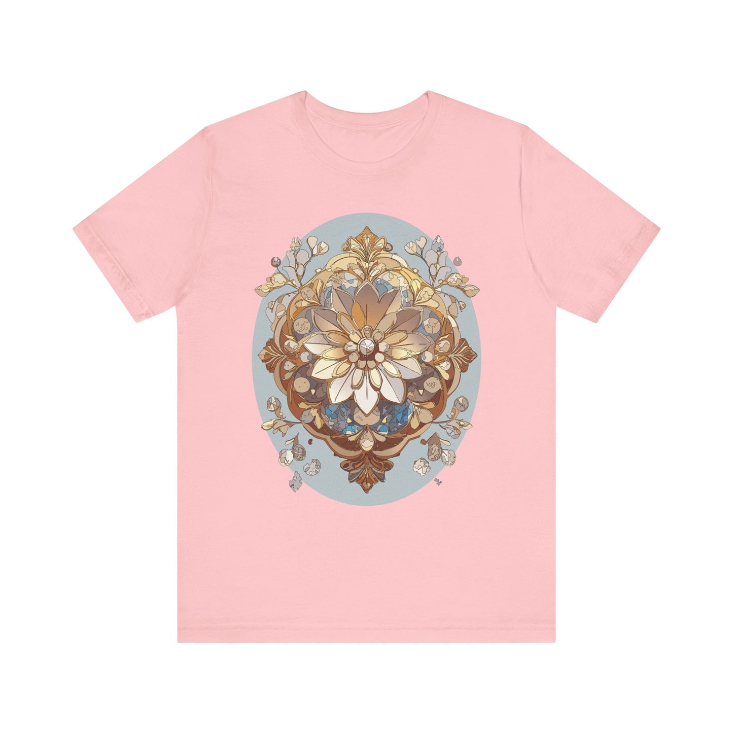 Floral Shirt, Flower Shirt, Tee Shirt with Antique Flower