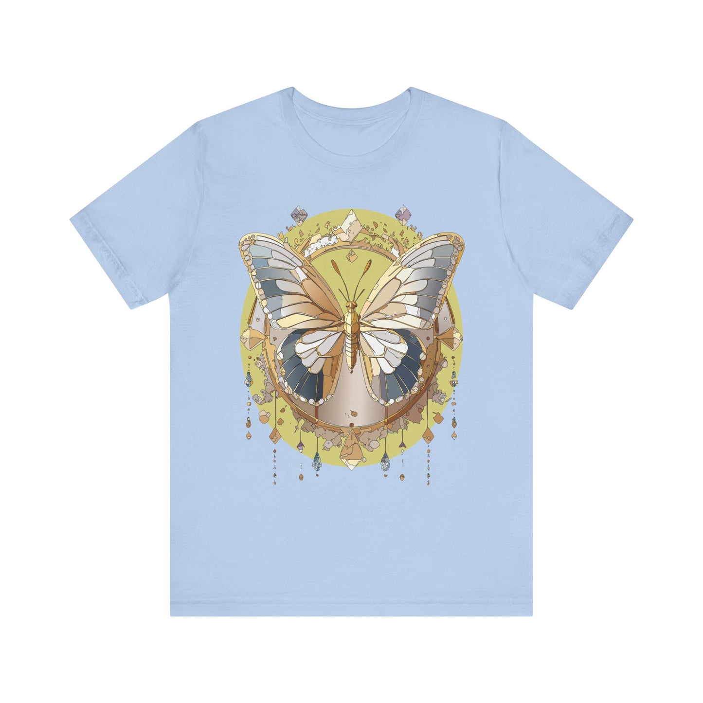 Butterfly Shirt, Shirt with Butterfly, Tee Shirt with Antique Butterfly