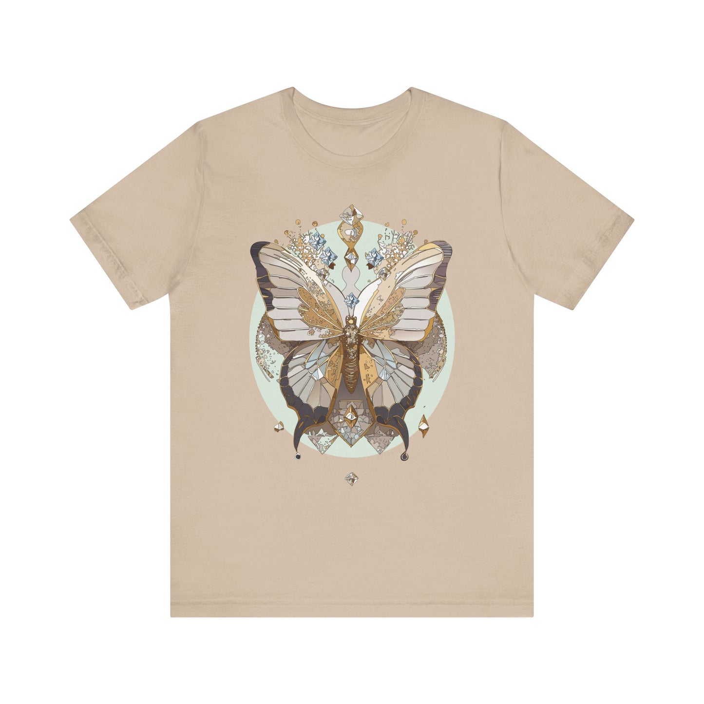 Butterfly Shirt, Shirt with Butterfly, Tee Shirt with Antique Butterfly