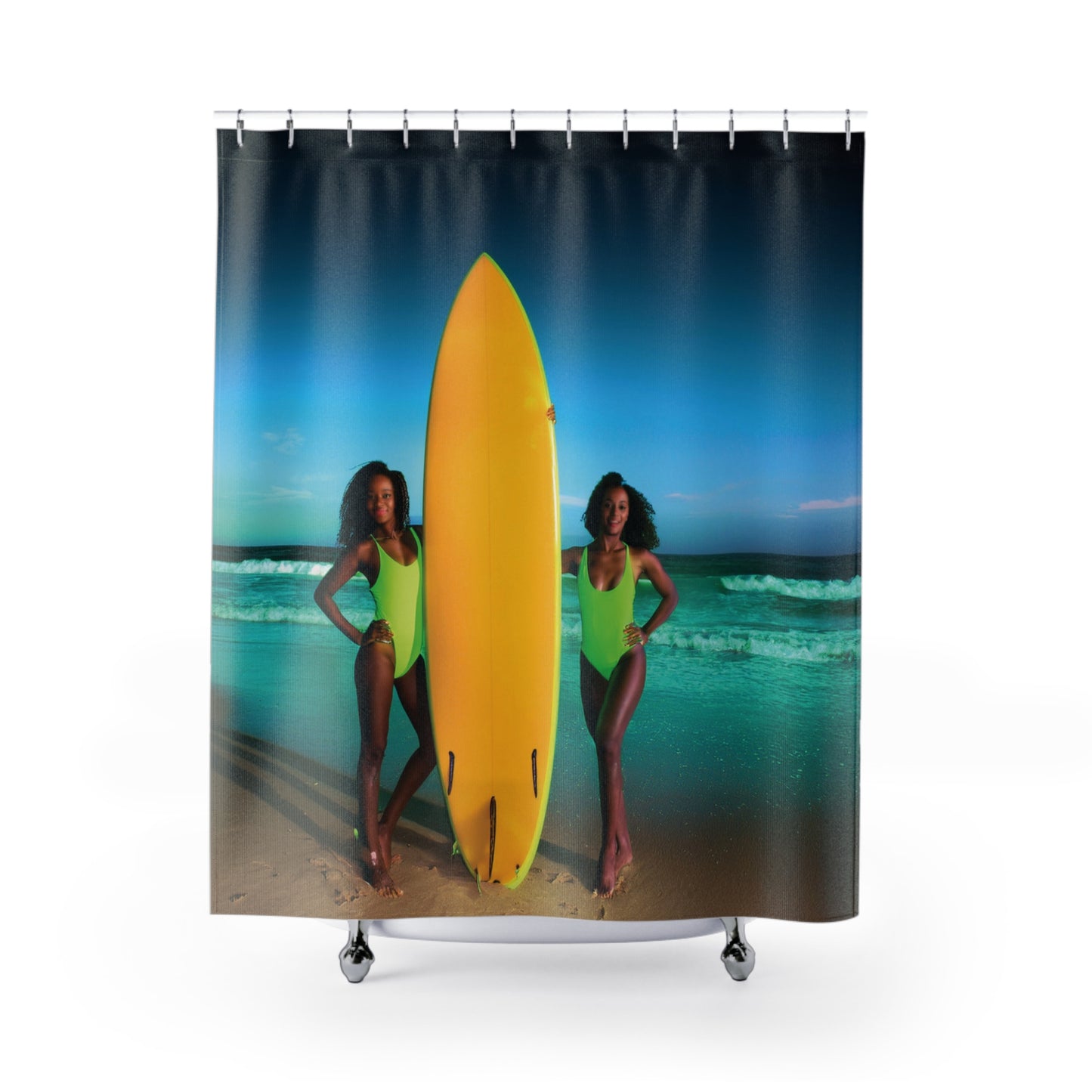 Woman Shower Curtain