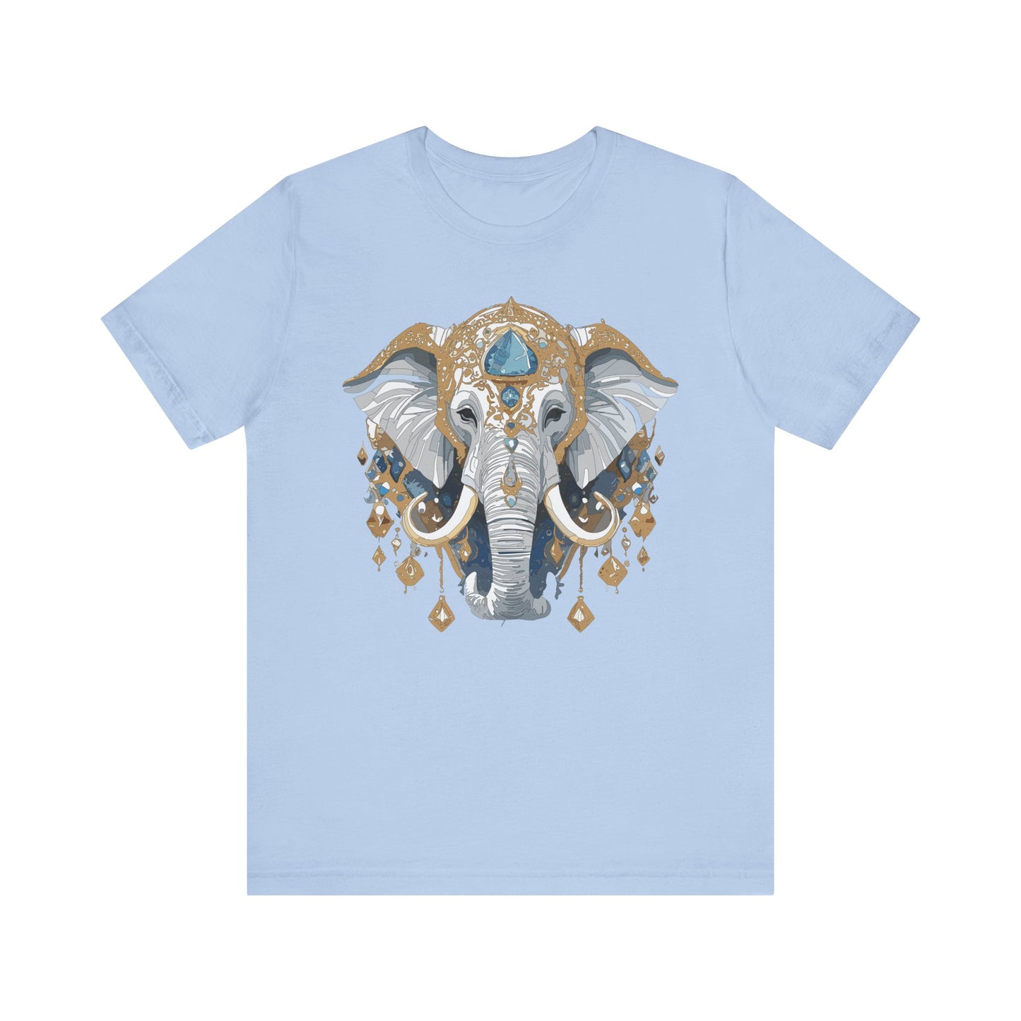 Animal Shirt, Shirt with Animal, Tee Shirt with Gold Animal Medal, Shirt with Antique Animal Medallion