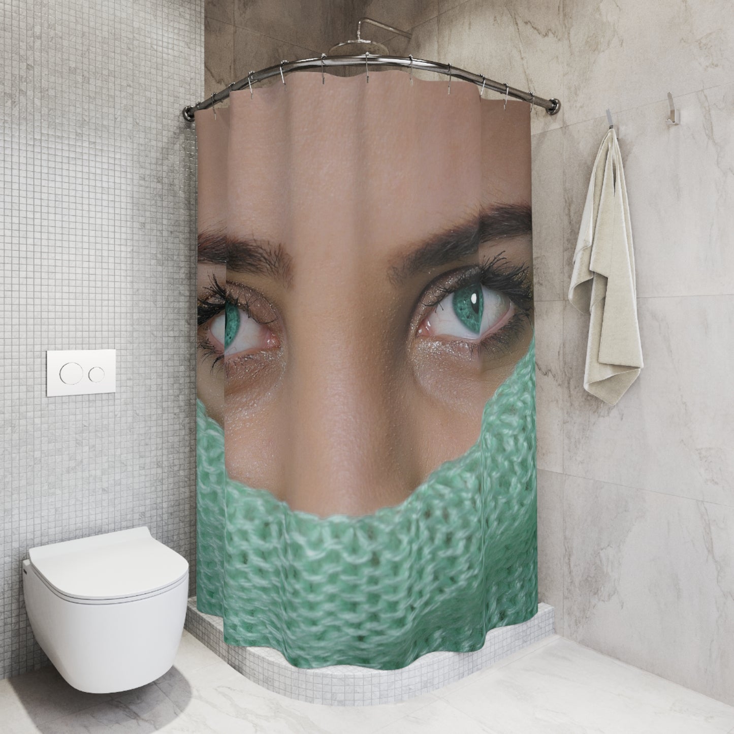 Woman Shower Curtain
