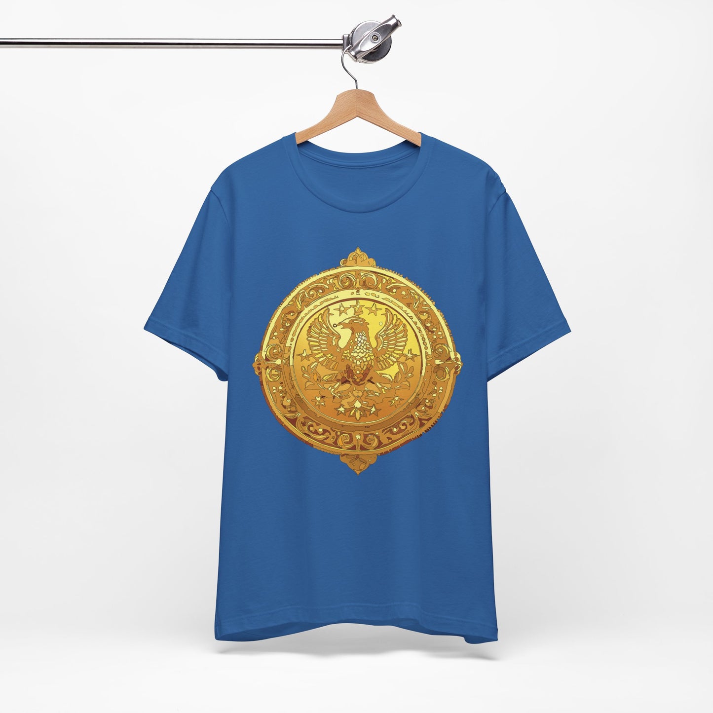 Coin Shirt, Shirt with Coin, Tee Shirt with Gold Coin, Shirt with Antique Coin