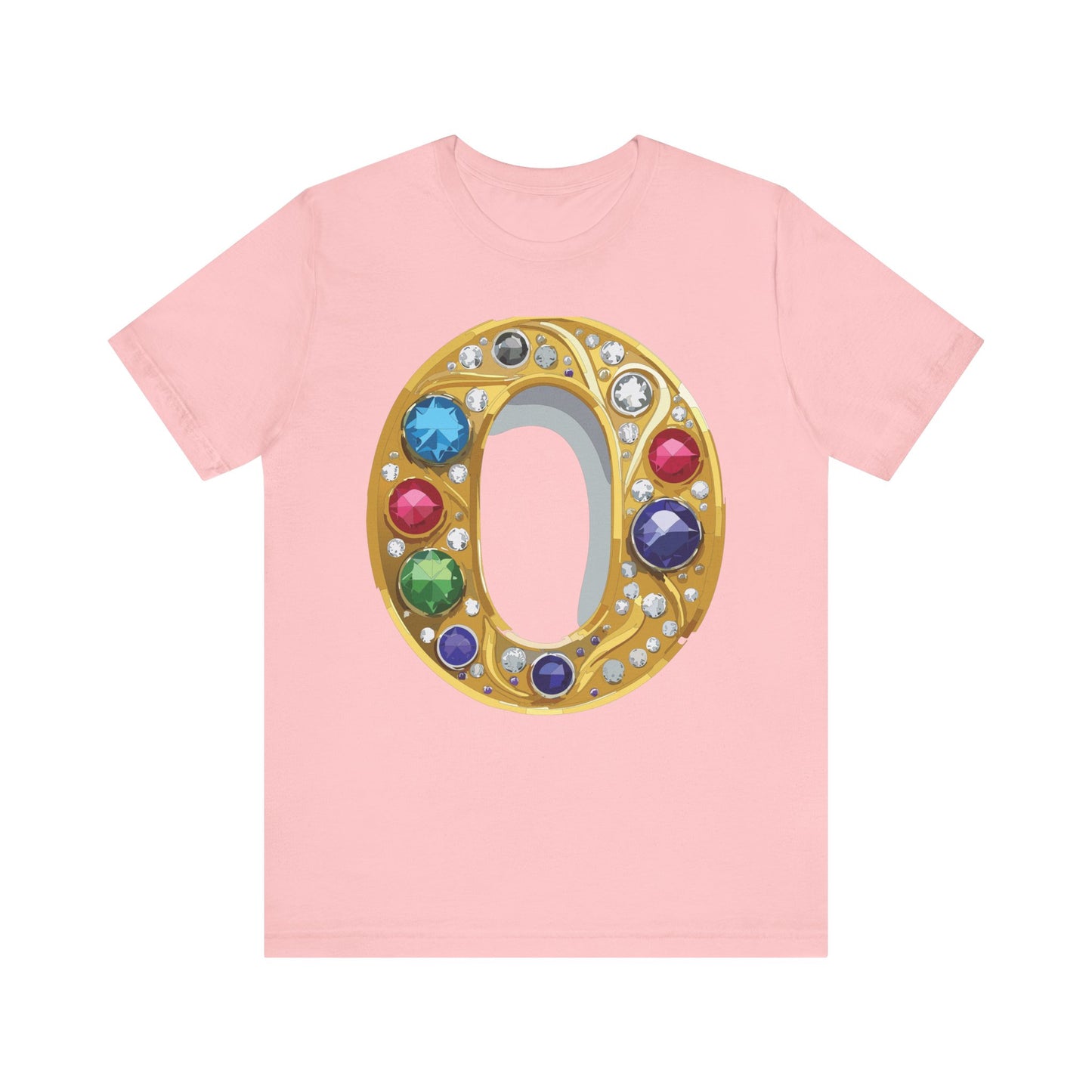 Letter Shirt, Shirt with Letters, Tee Shirt with Gold Letter, Shirt with Antique Letters