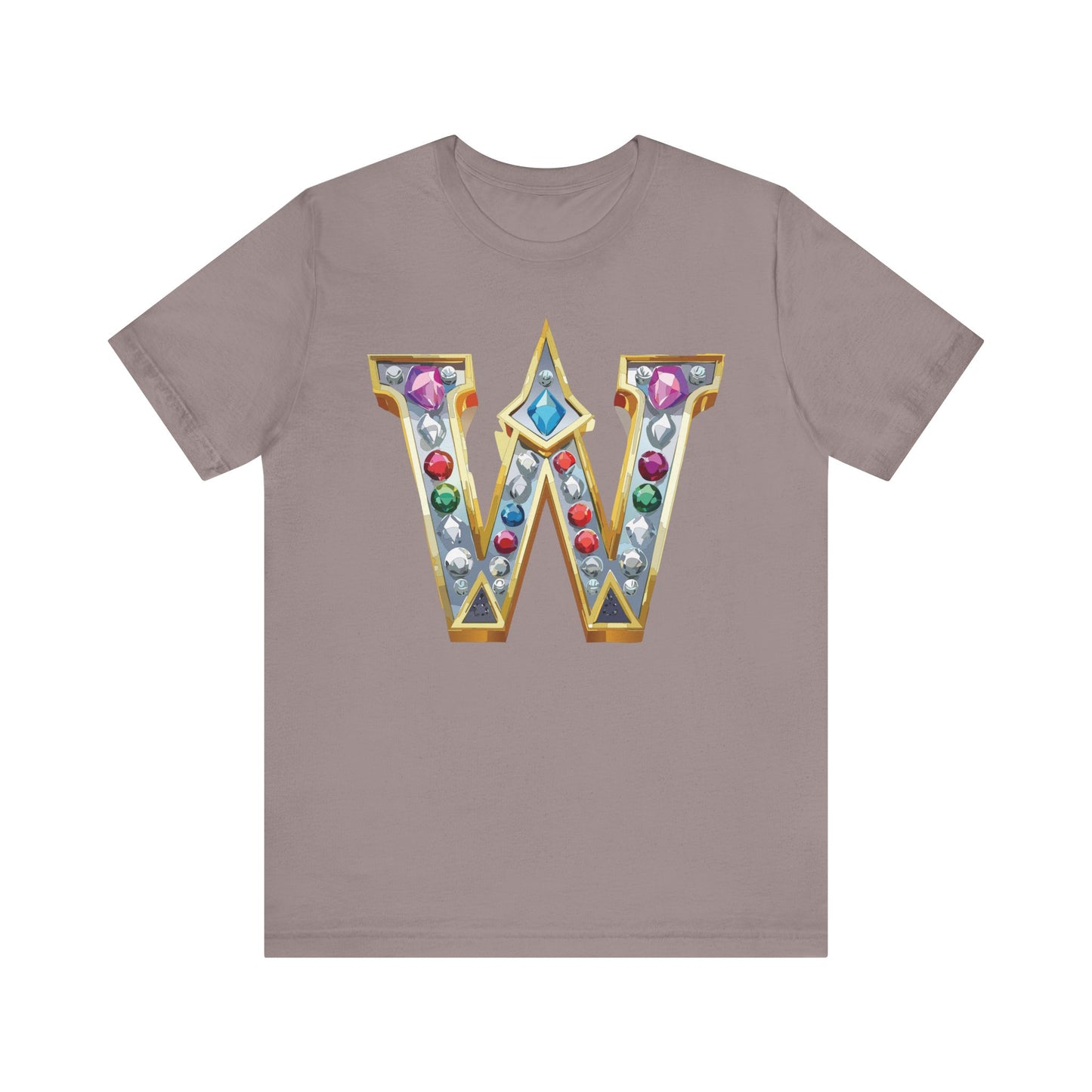 Letter Shirt, Shirt with Letters, Tee Shirt with Gold Letter, Shirt with Antique Letters