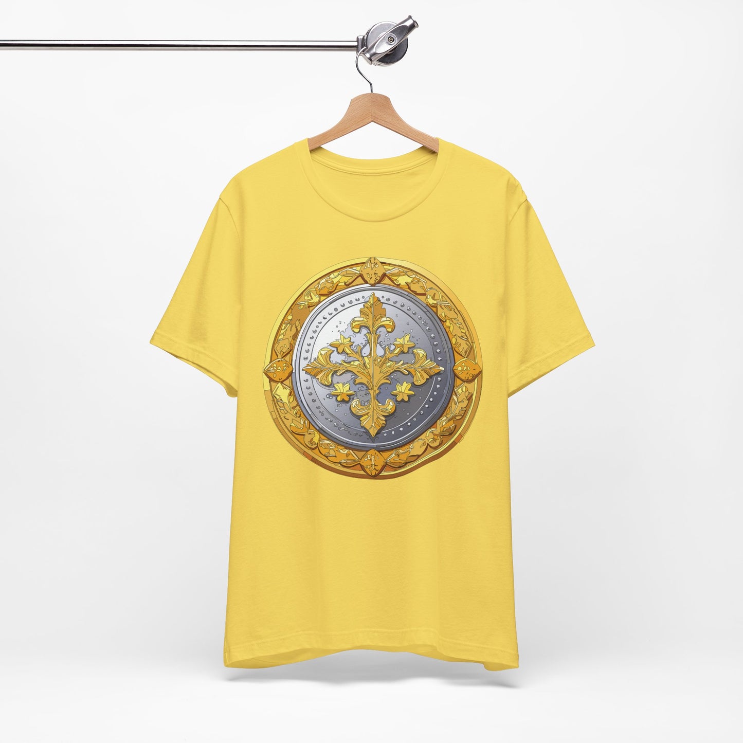 Coin Shirt, Shirt with Coin, Tee Shirt with Gold Coin, Shirt with Antique Coin