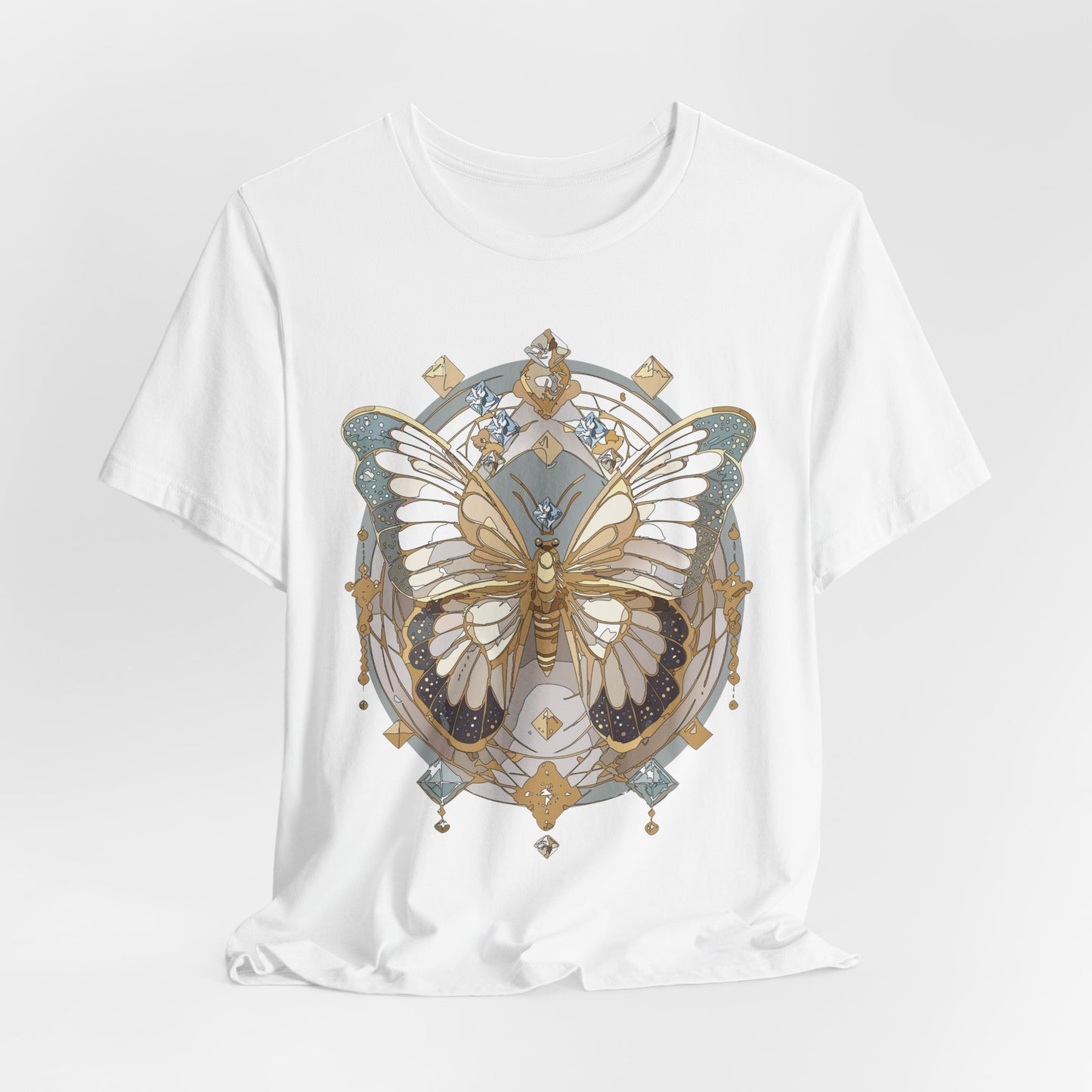 Butterfly Shirt, Shirt with Butterfly, Tee Shirt with Antique Butterfly