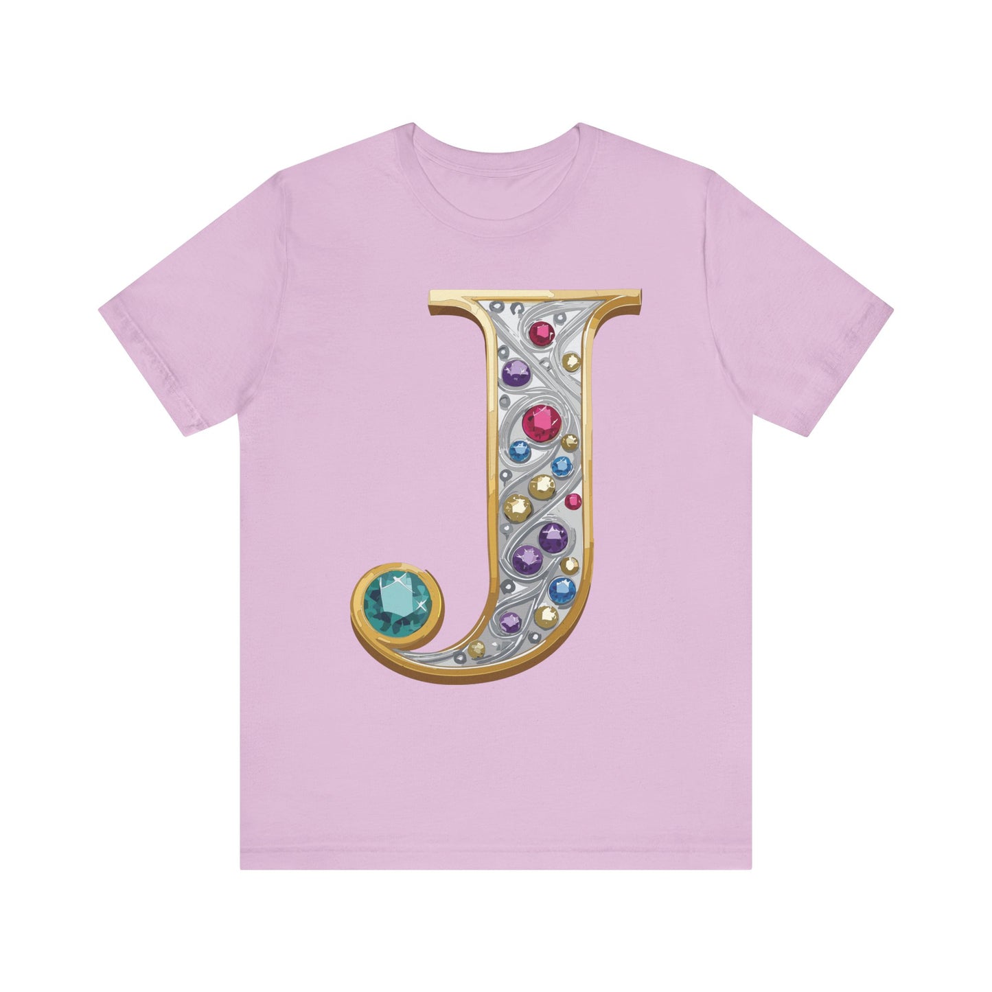 Letter Shirt, Shirt with Letters, Tee Shirt with Gold Letter, Shirt with Antique Letters