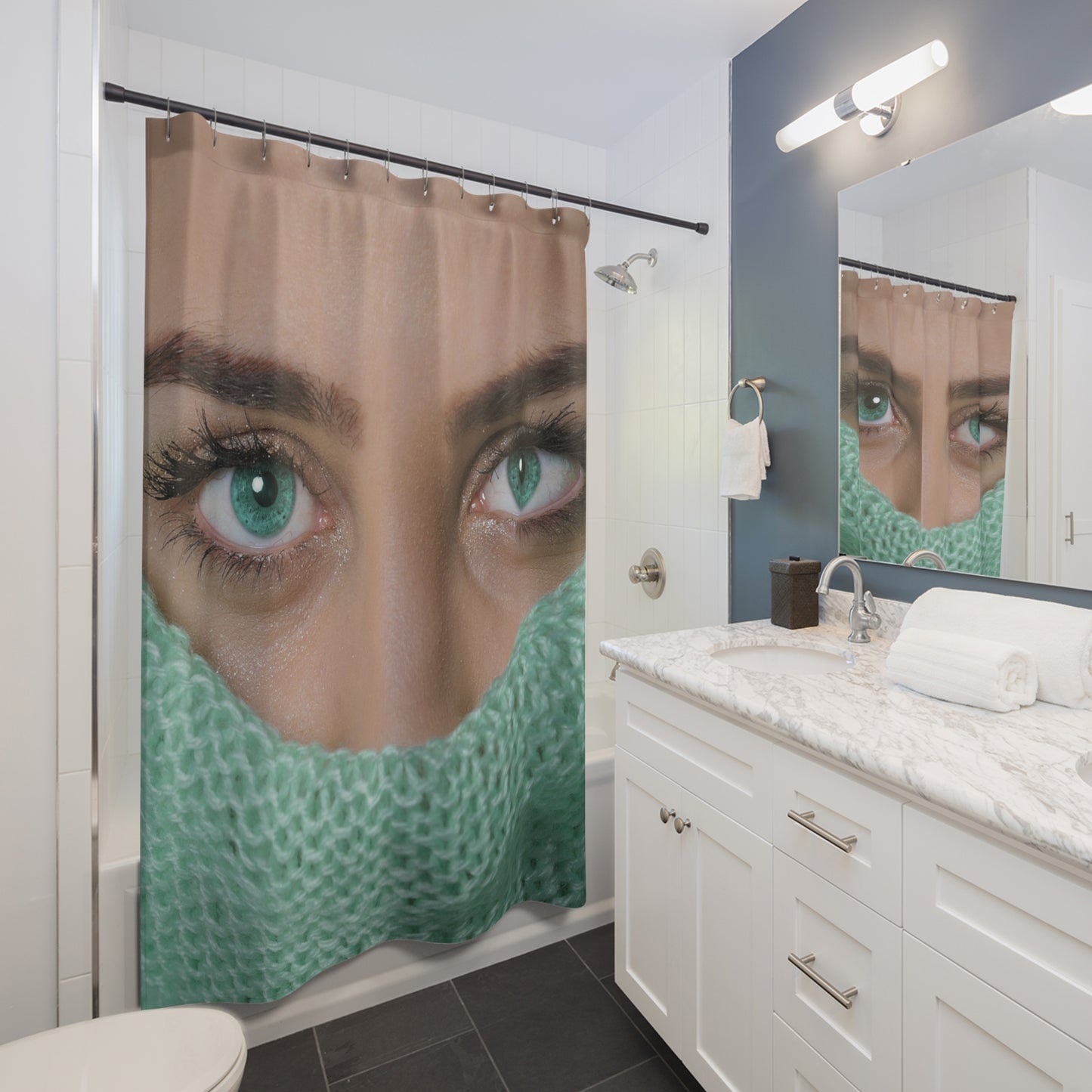 Woman Shower Curtain