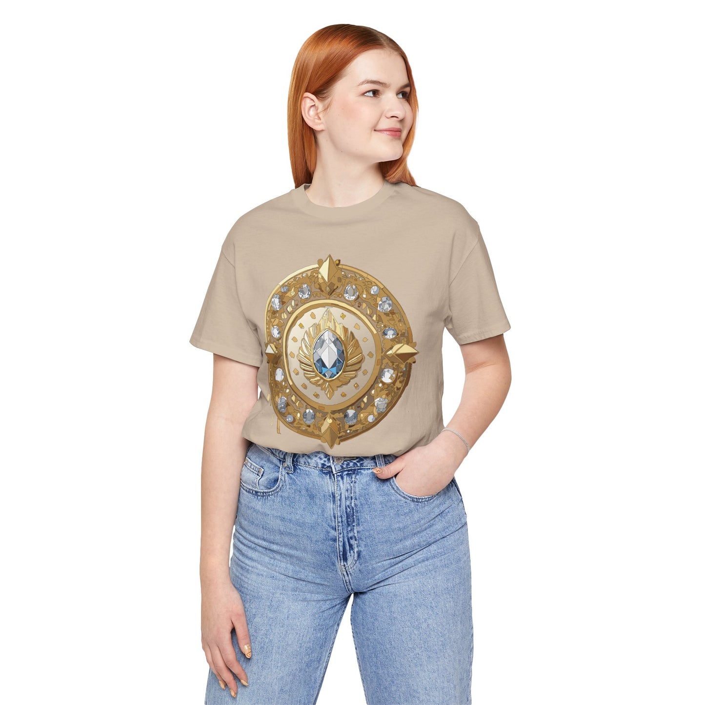 Medallion Shirt, Shirt with Medallion, Tee Shirt with Medal