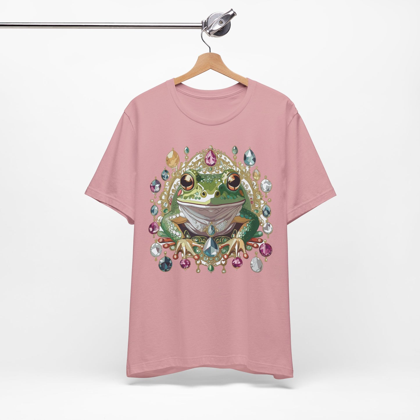 Animal Shirt, Shirt with Animal, Tee Shirt with Gold Animal Medal, Shirt with Antique Animal Medallion