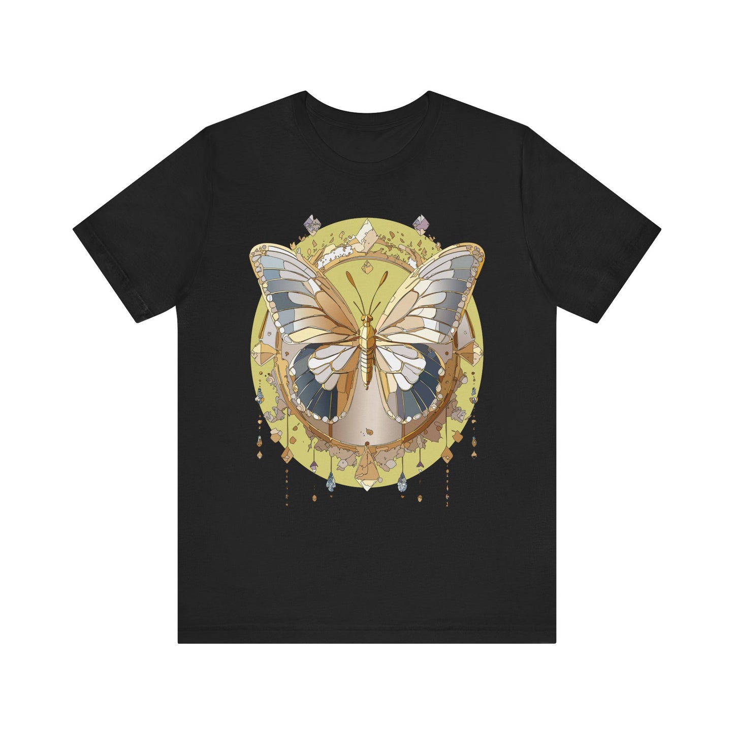 Butterfly Shirt, Shirt with Butterfly, Tee Shirt with Antique Butterfly