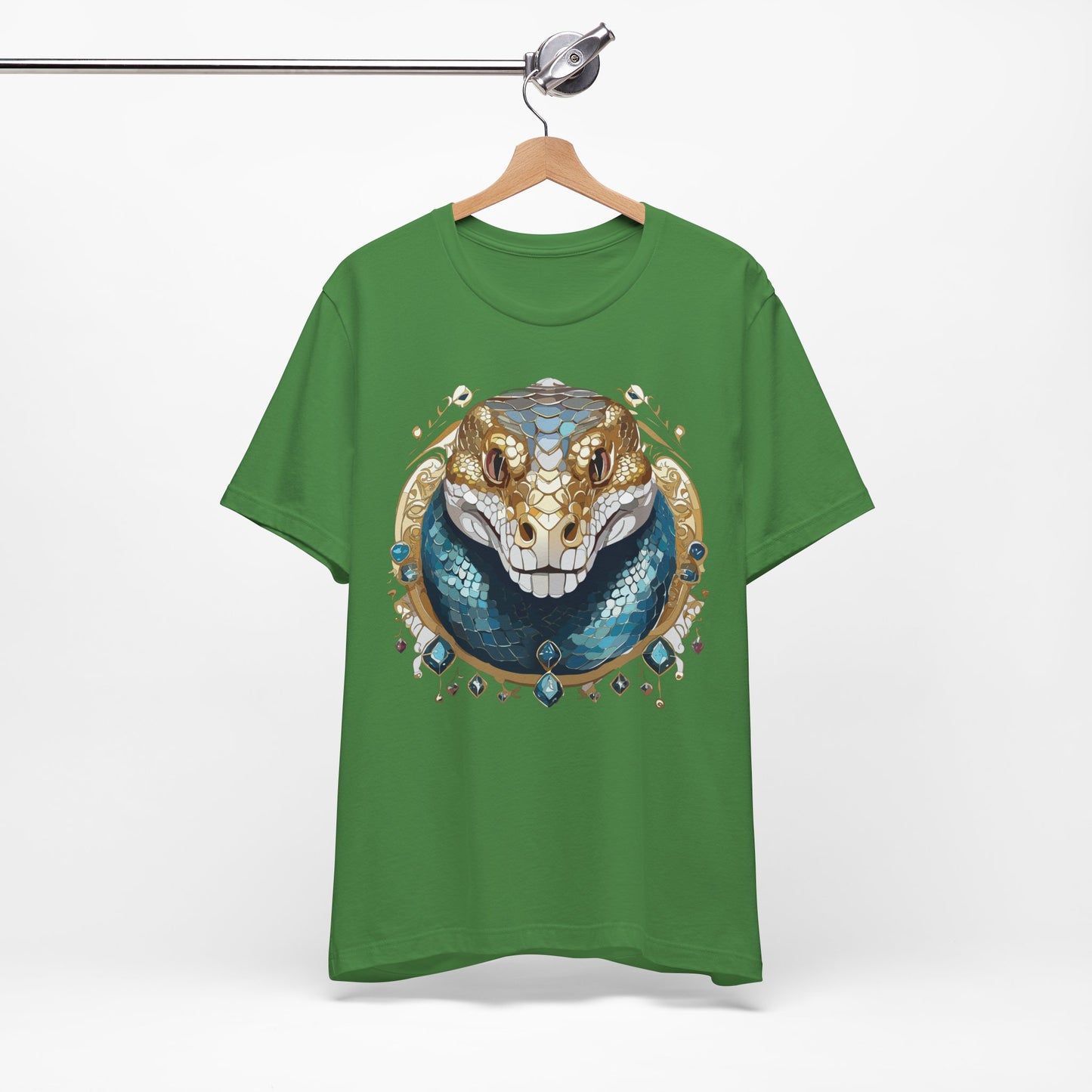 Animal Shirt, Shirt with Animal, Tee Shirt with Gold Animal Medal, Shirt with Antique Animal Medallion