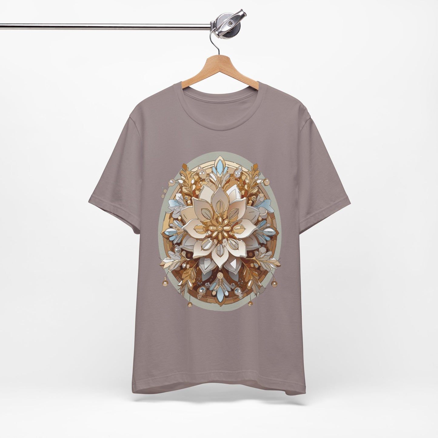 Floral Shirt, Flower Shirt, Tee Shirt with Antique Flower