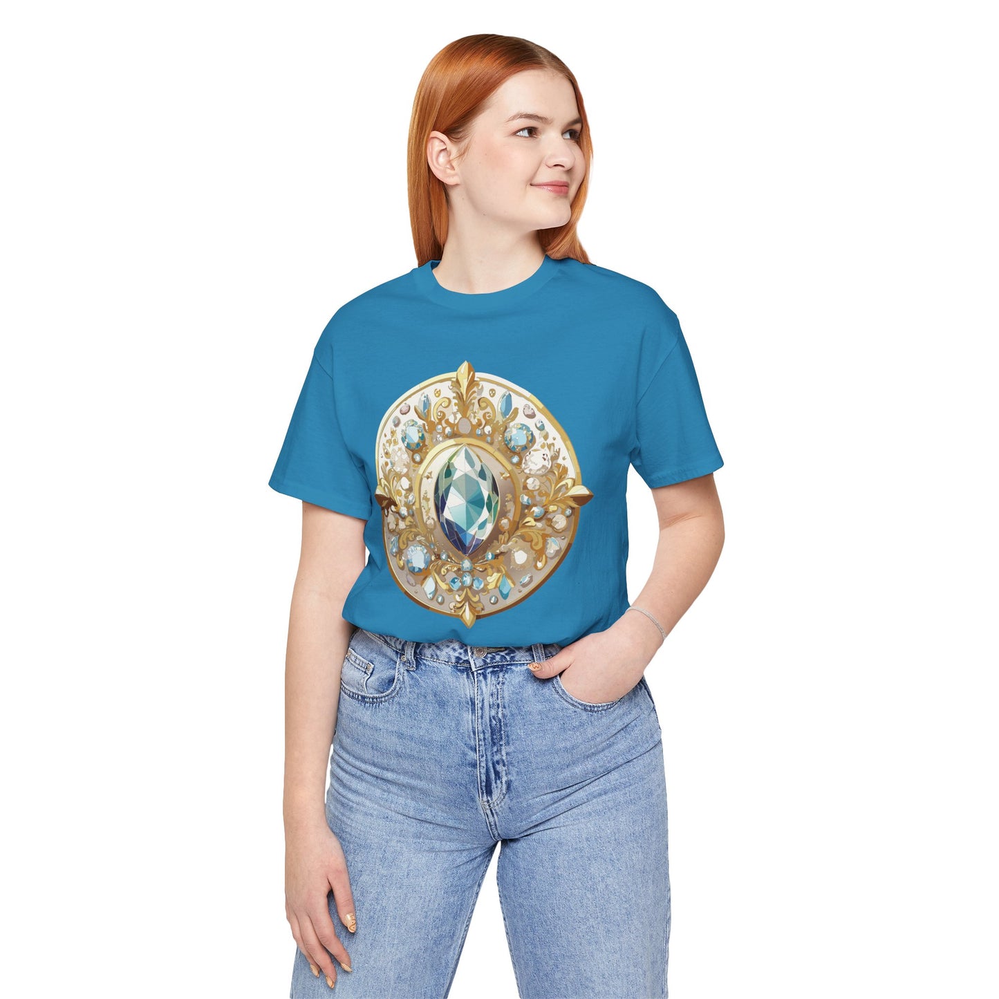 Medallion Shirt, Shirt with Medallion, Tee Shirt with Medal