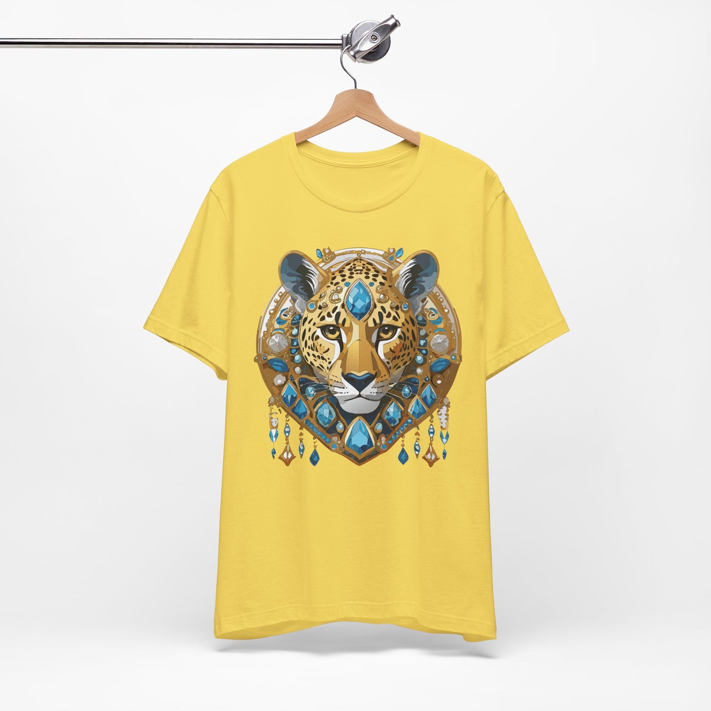 Animal Shirt, Shirt with Animal, Tee Shirt with Gold Animal Medal, Shirt with Antique Animal Medallion