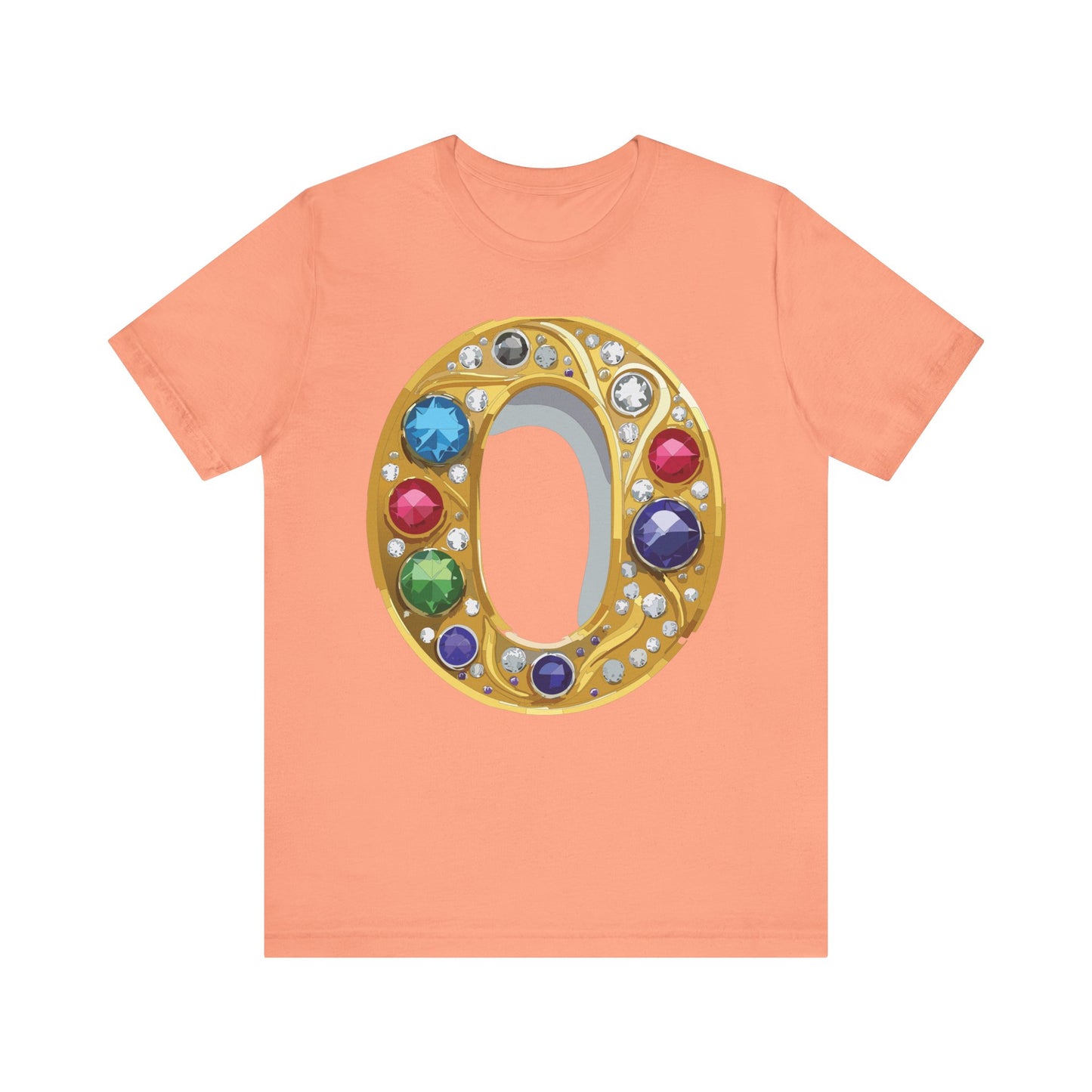 Letter Shirt, Shirt with Letters, Tee Shirt with Gold Letter, Shirt with Antique Letters