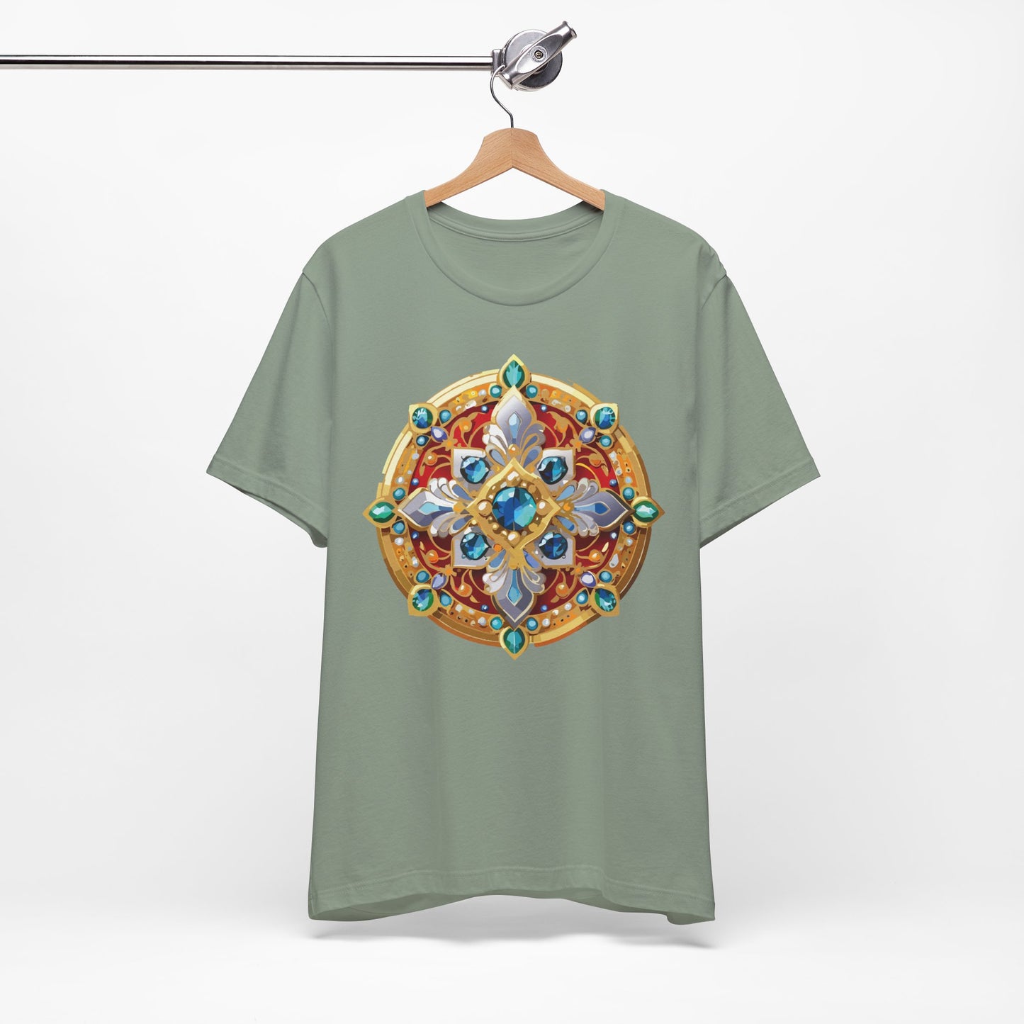 Medallion Shirt, Shirt with Medallion, Tee Shirt with Medal