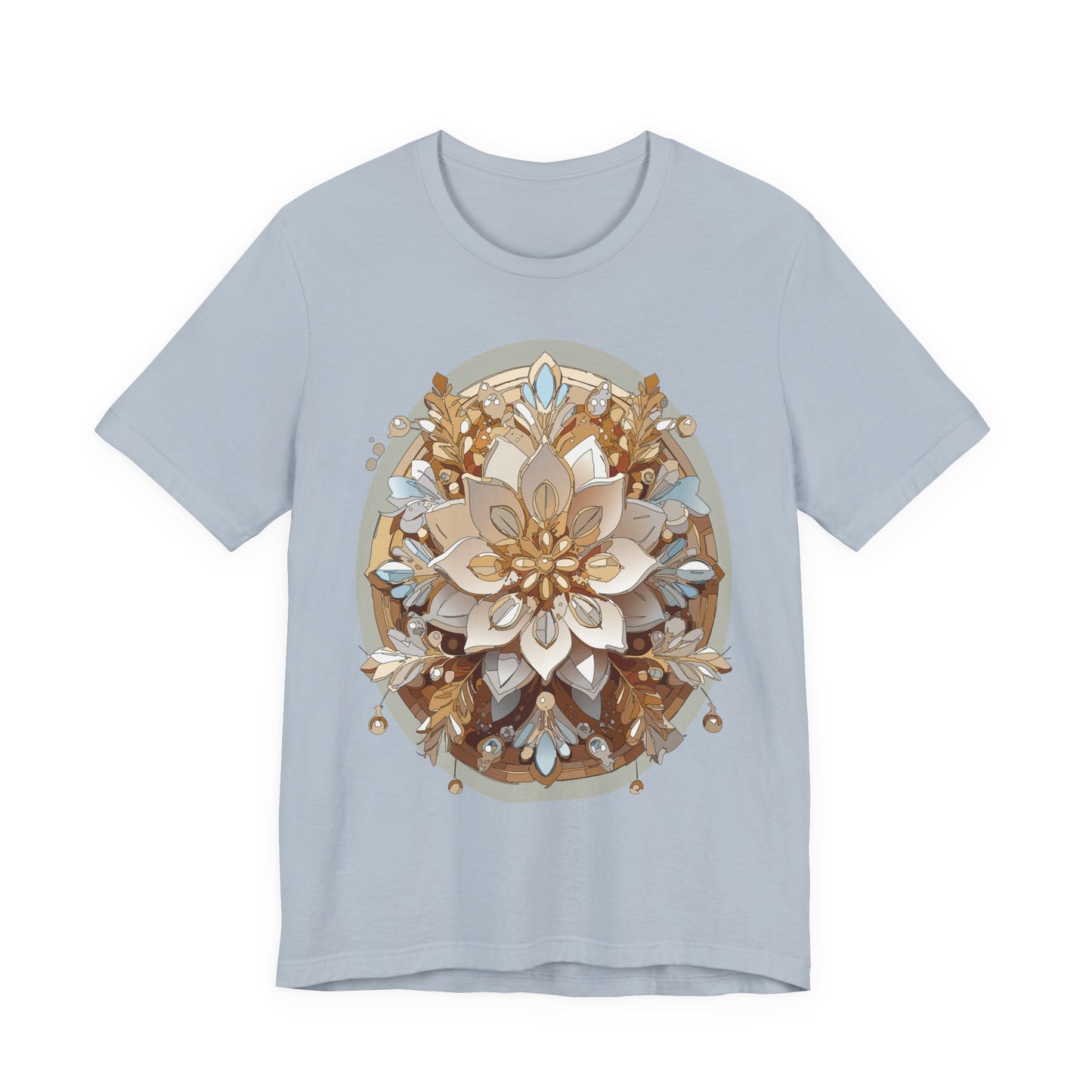 Floral Shirt, Flower Shirt, Tee Shirt with Antique Flower