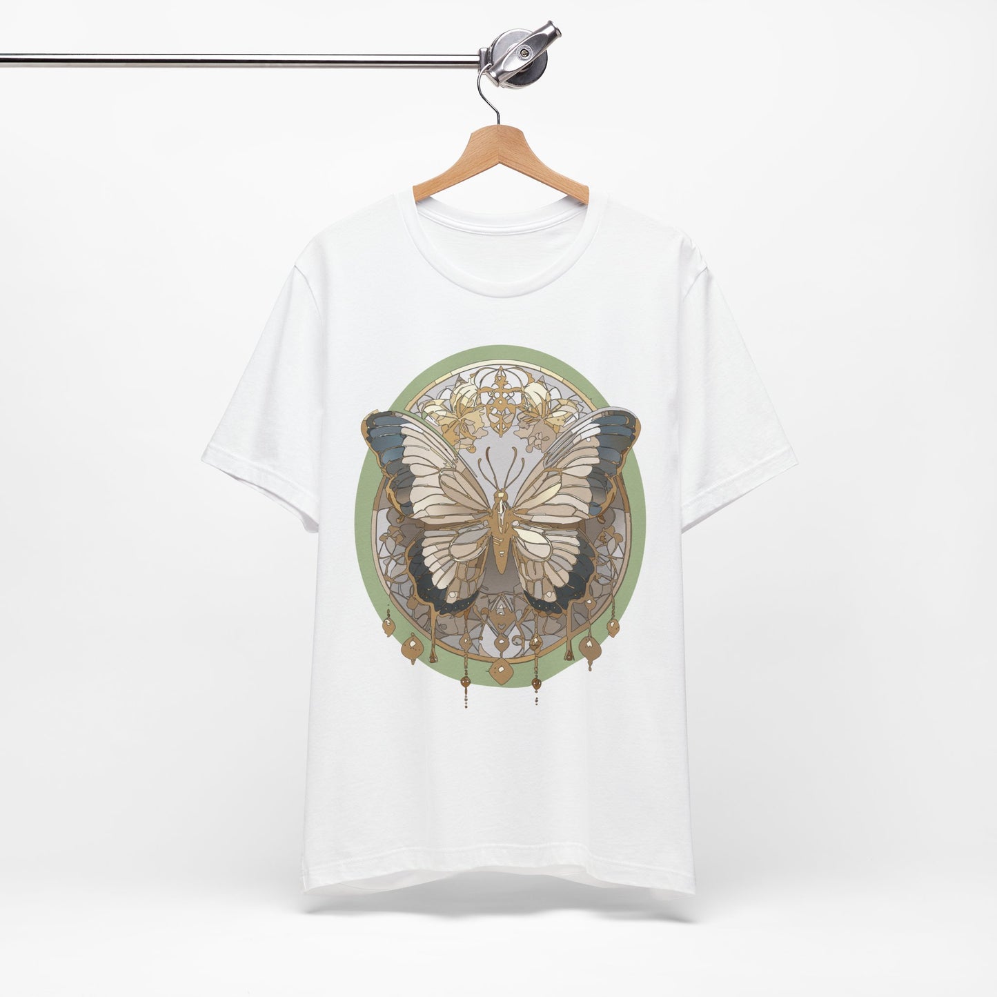 Butterfly Shirt, Shirt with Butterfly, Tee Shirt with Antique Butterfly