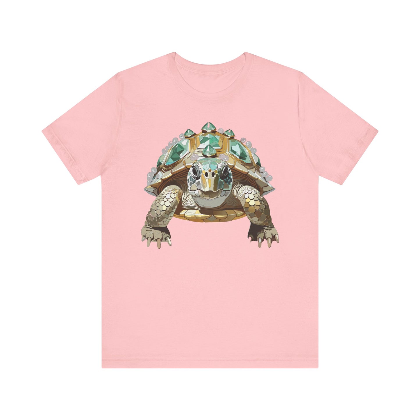 Animal Shirt, Shirt with Animal, Tee Shirt with Gold Animal Medal, Shirt with Antique Animal Medallion