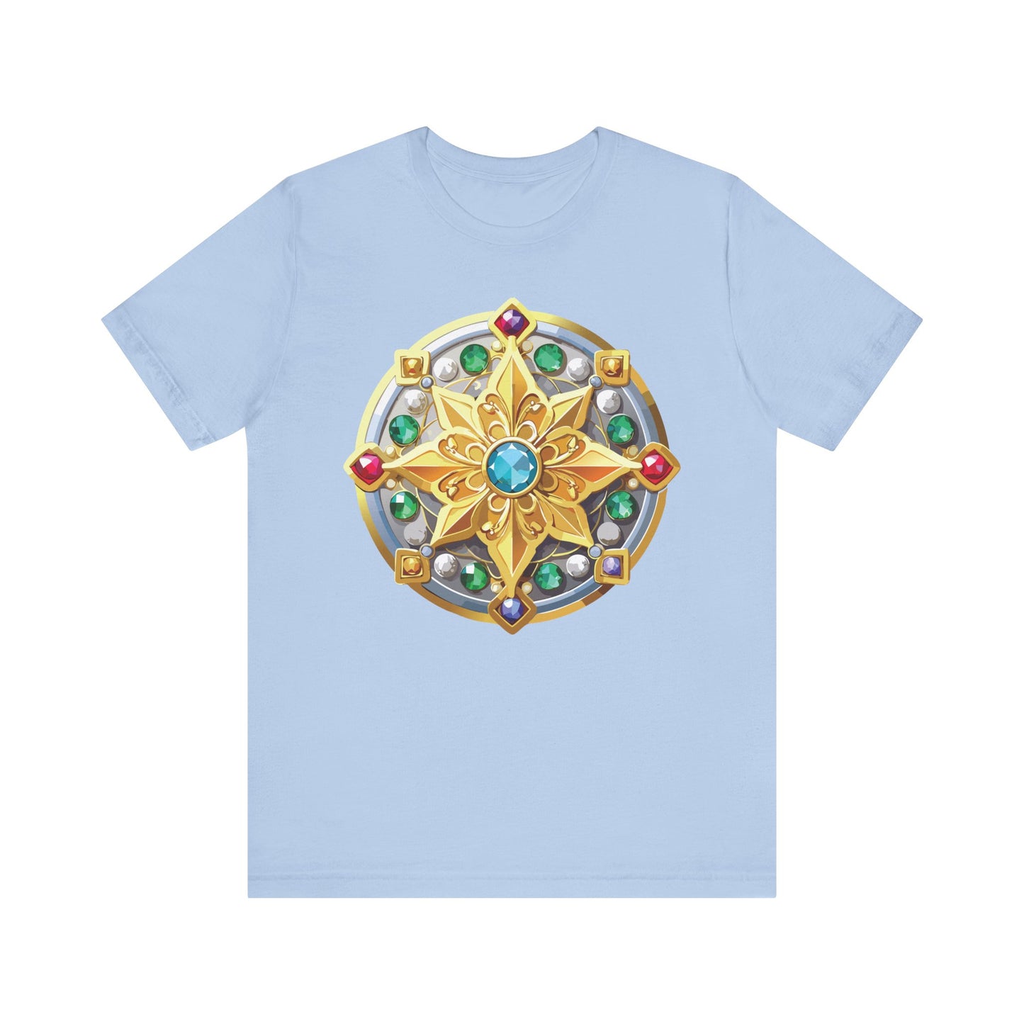 Medallion Shirt, Shirt with Medallion, Tee Shirt with Medal