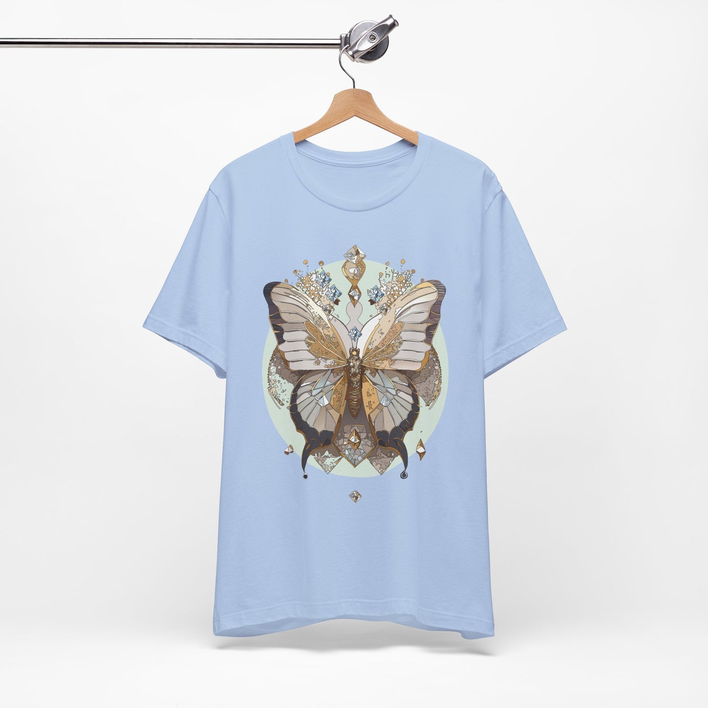 Butterfly Shirt, Shirt with Butterfly, Tee Shirt with Antique Butterfly
