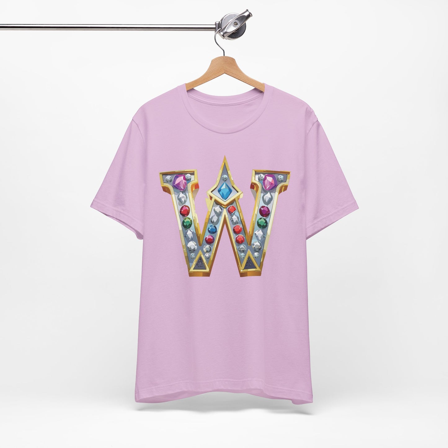 Letter Shirt, Shirt with Letters, Tee Shirt with Gold Letter, Shirt with Antique Letters