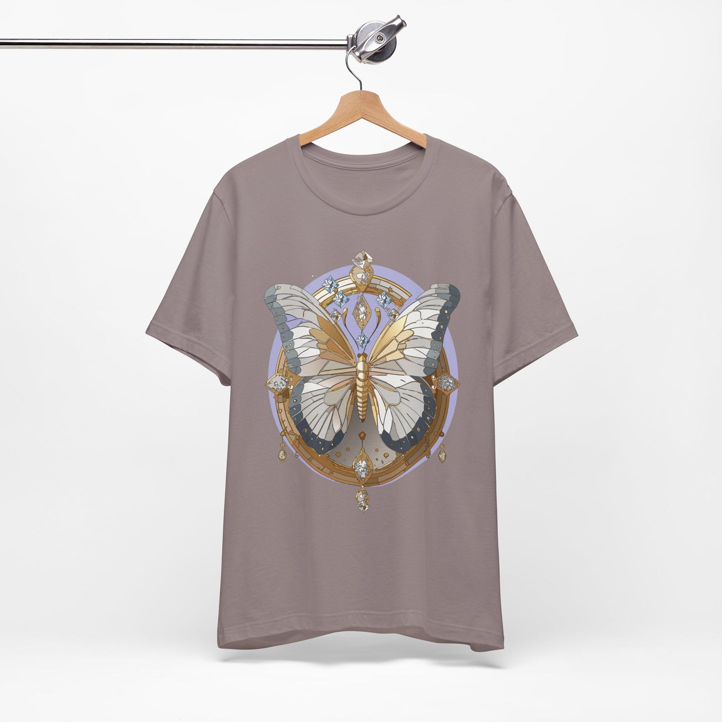 Butterfly Shirt, Shirt with Butterfly, Tee Shirt with Antique Butterfly