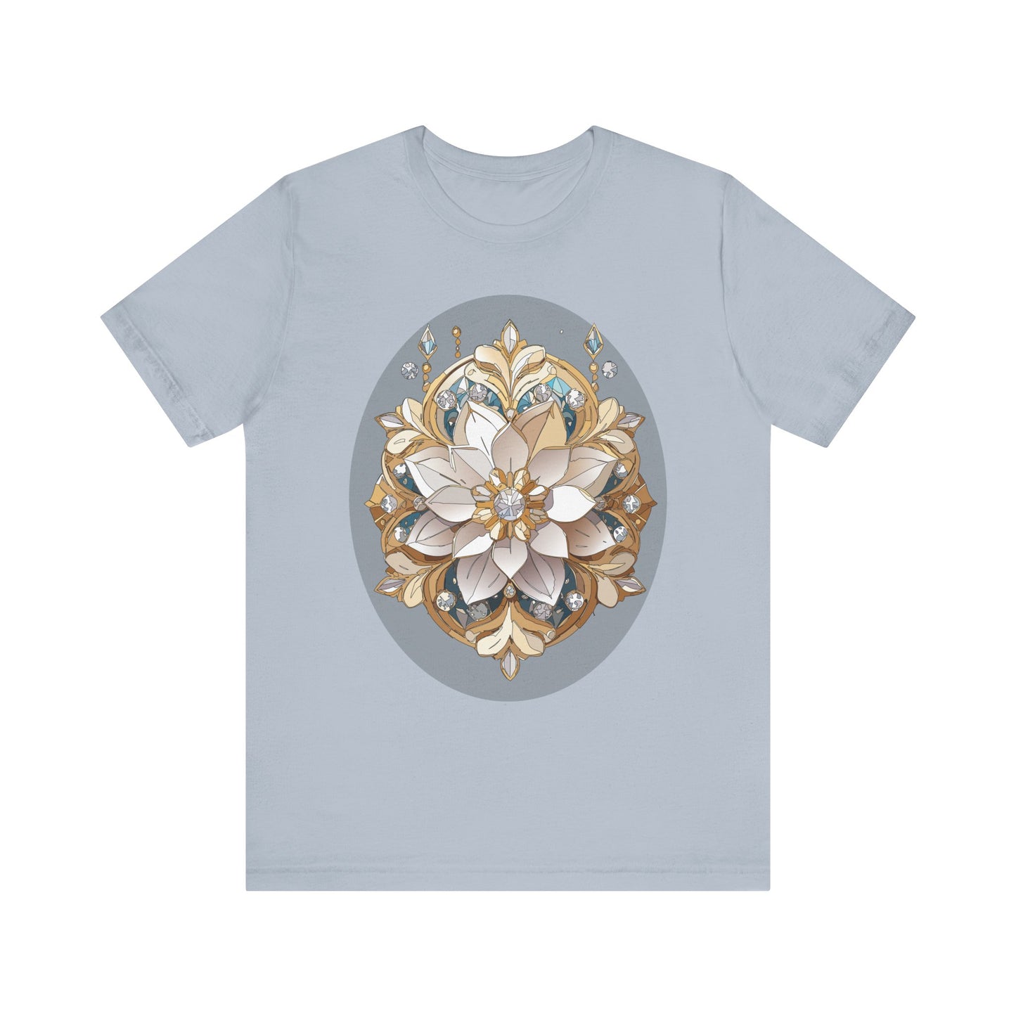 Floral Shirt, Flower Shirt, Tee Shirt with Antique Flower