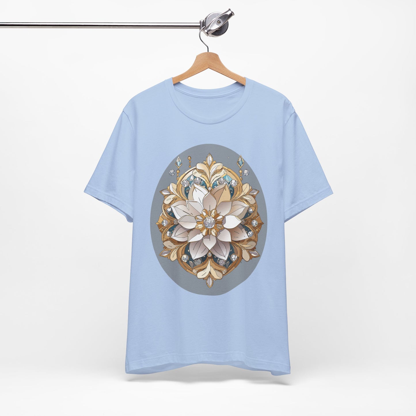 Floral Shirt, Flower Shirt, Tee Shirt with Antique Flower