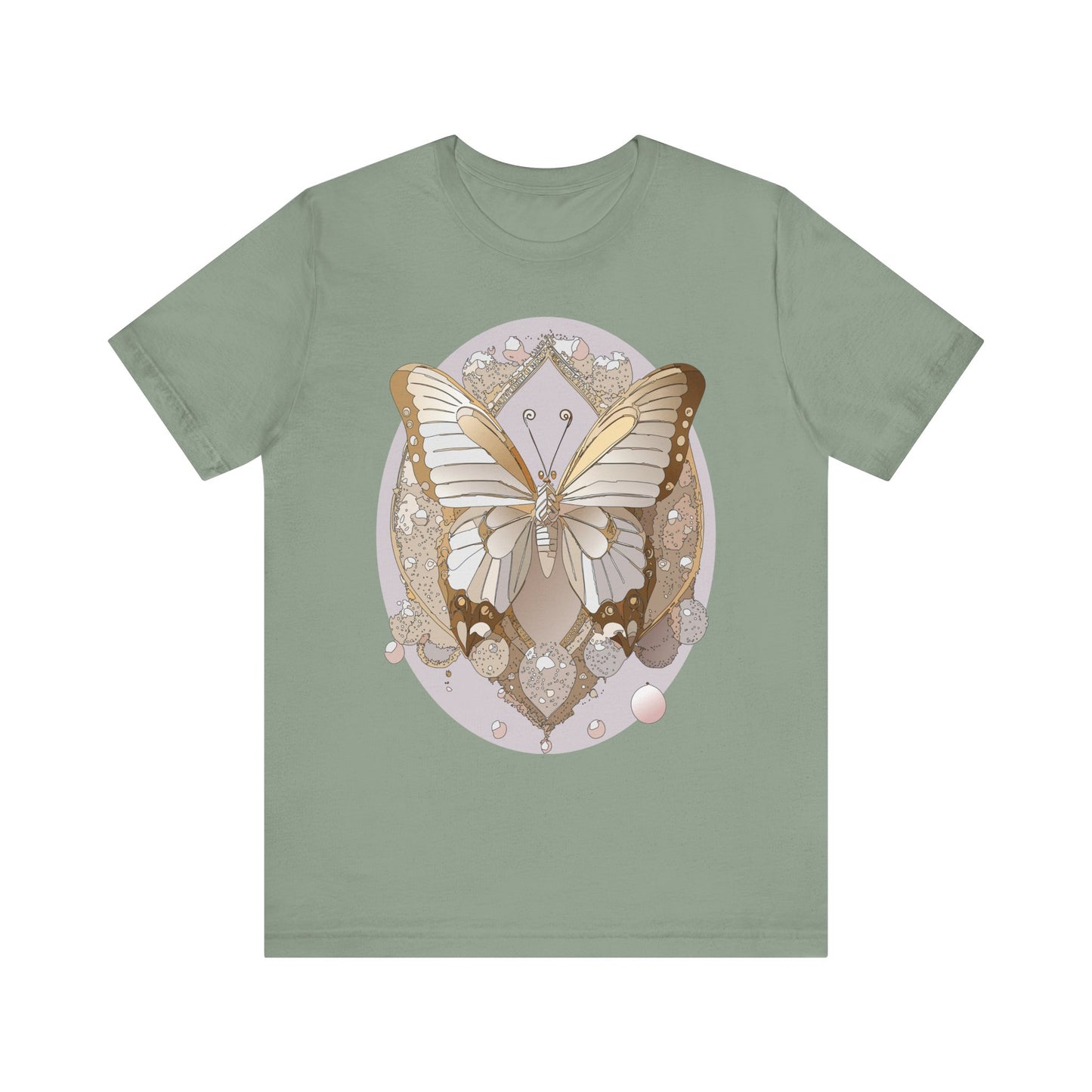 Butterfly Shirt, Shirt with Butterfly, Tee Shirt with Antique Butterfly