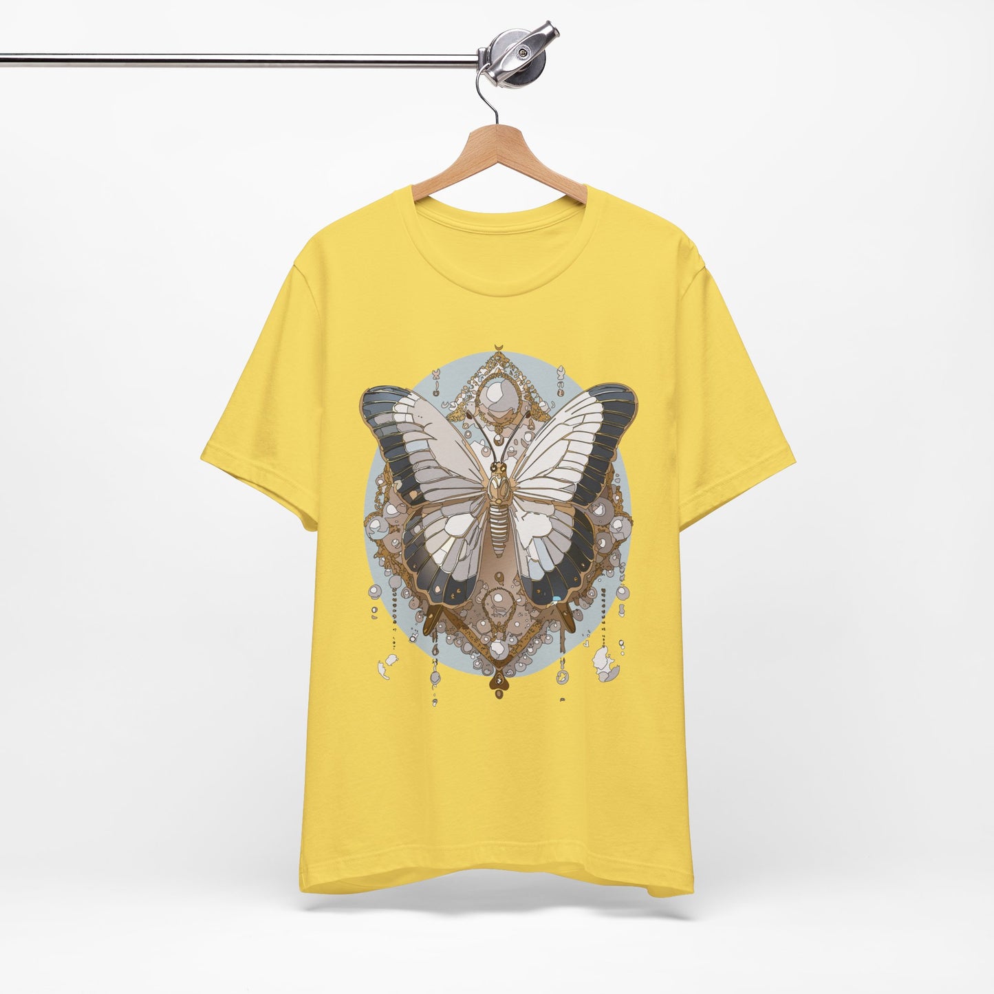 Butterfly Shirt, Shirt with Butterfly, Tee Shirt with Antique Butterfly