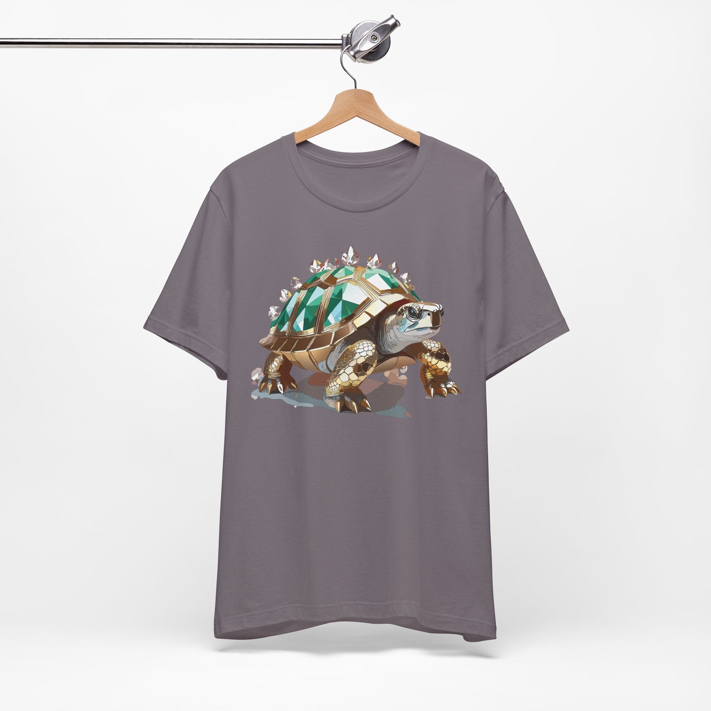 Animal Shirt, Shirt with Animal, Tee Shirt with Gold Animal Medal, Shirt with Antique Animal Medallion