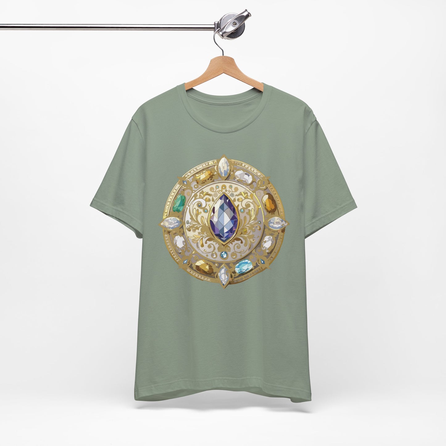 Medallion Shirt, Shirt with Medallion, Tee Shirt with Medal