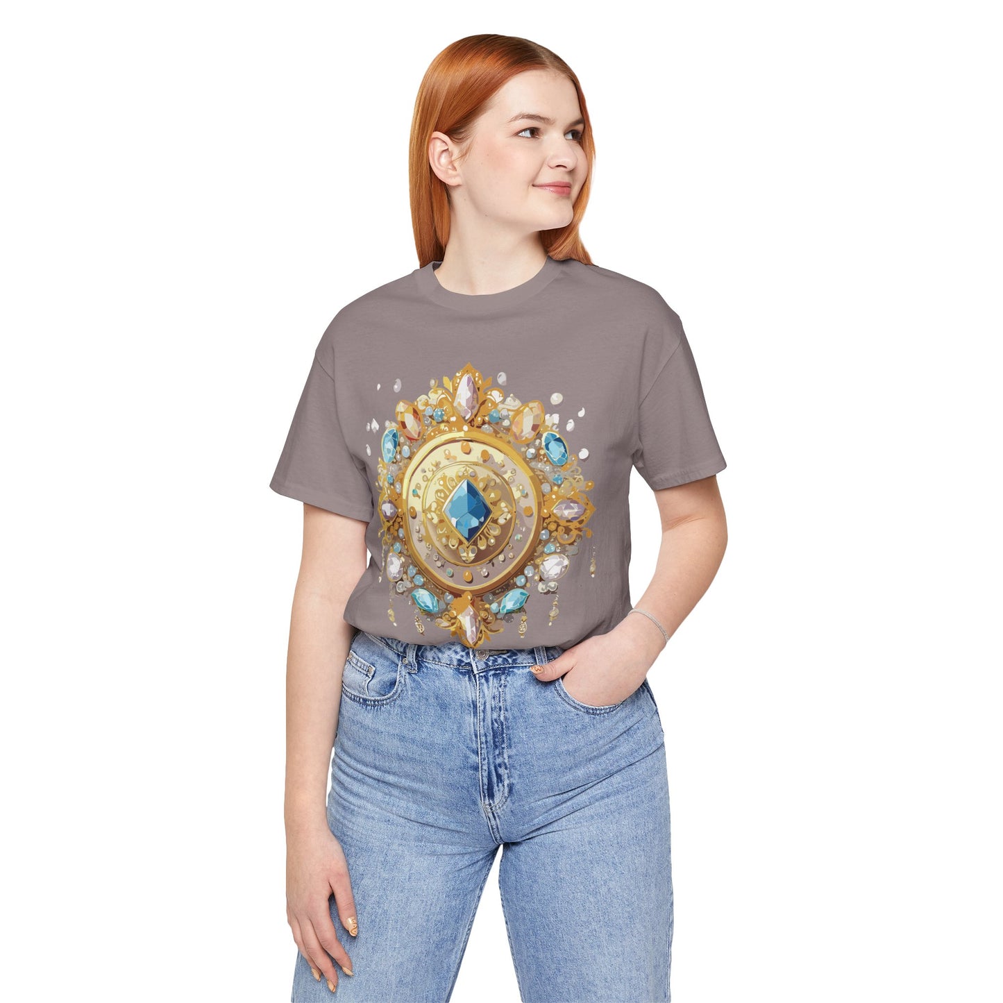 Medallion Shirt, Shirt with Medallion, Tee Shirt with Medal