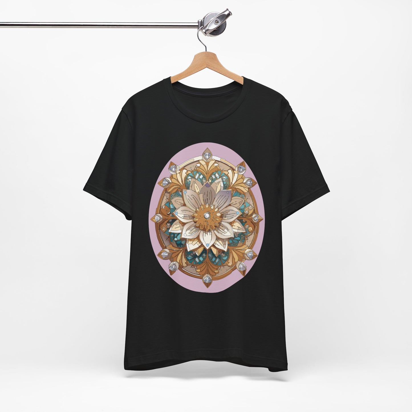 Floral Shirt, Flower Shirt, Tee Shirt with Antique Flower