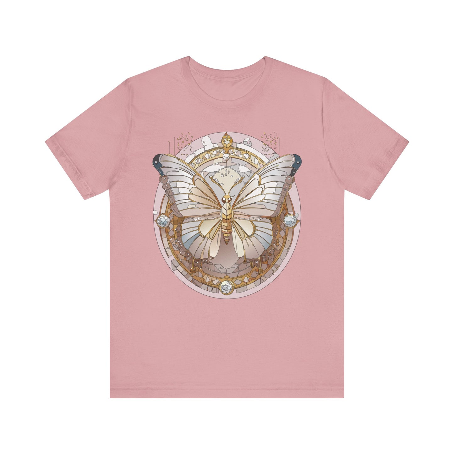 Butterfly Shirt, Shirt with Butterfly, Tee Shirt with Antique Butterfly