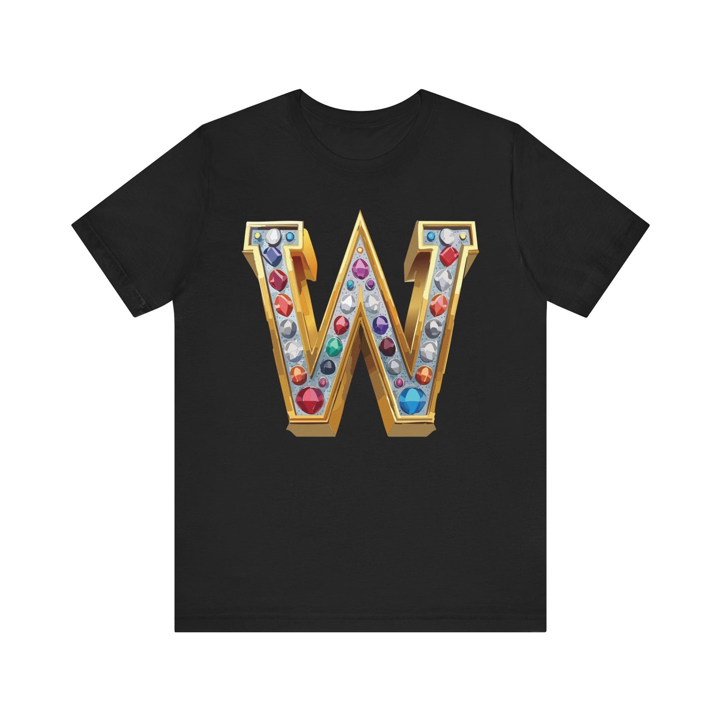 Letter Shirt, Shirt with Letters, Tee Shirt with Gold Letter, Shirt with Antique Letters