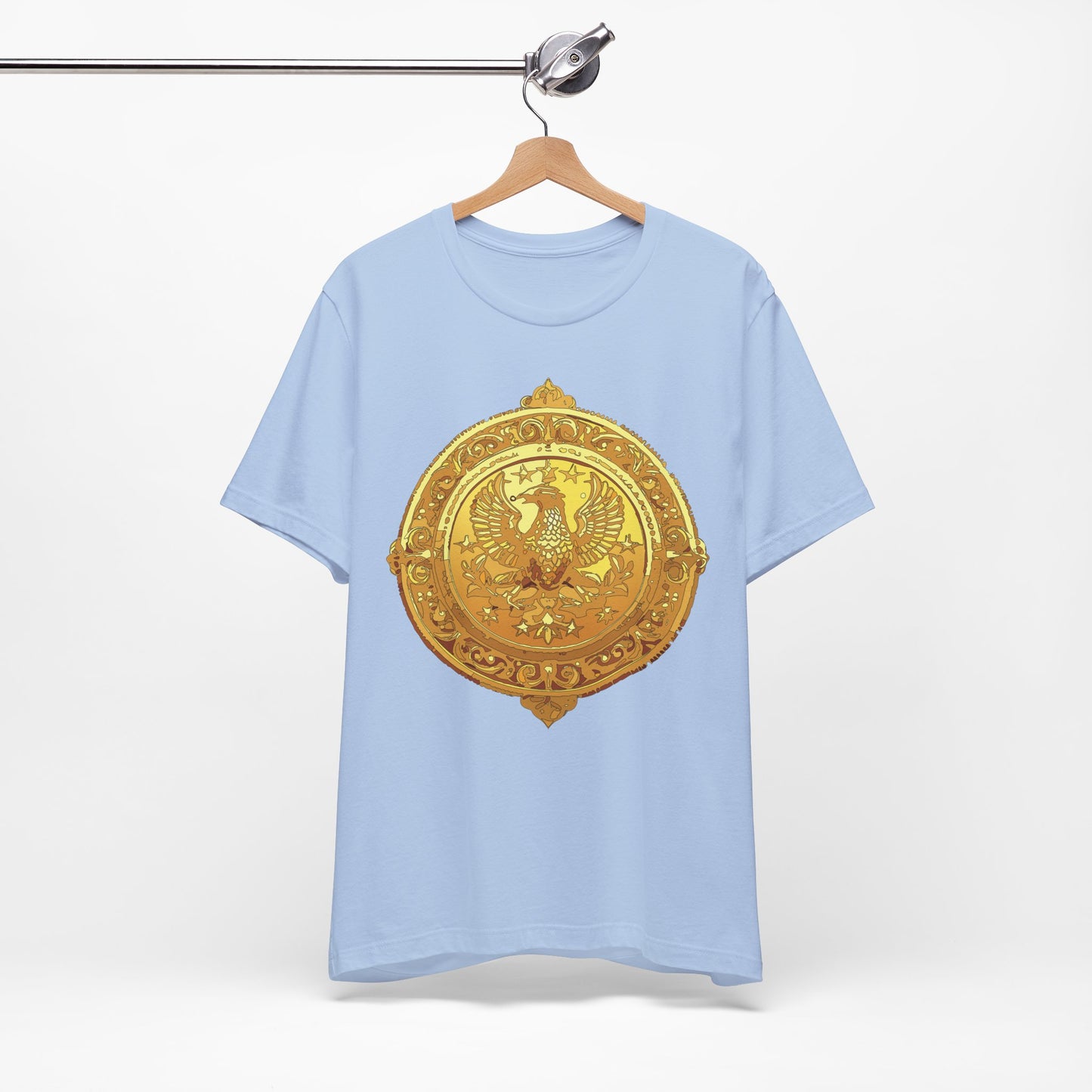 Coin Shirt, Shirt with Coin, Tee Shirt with Gold Coin, Shirt with Antique Coin