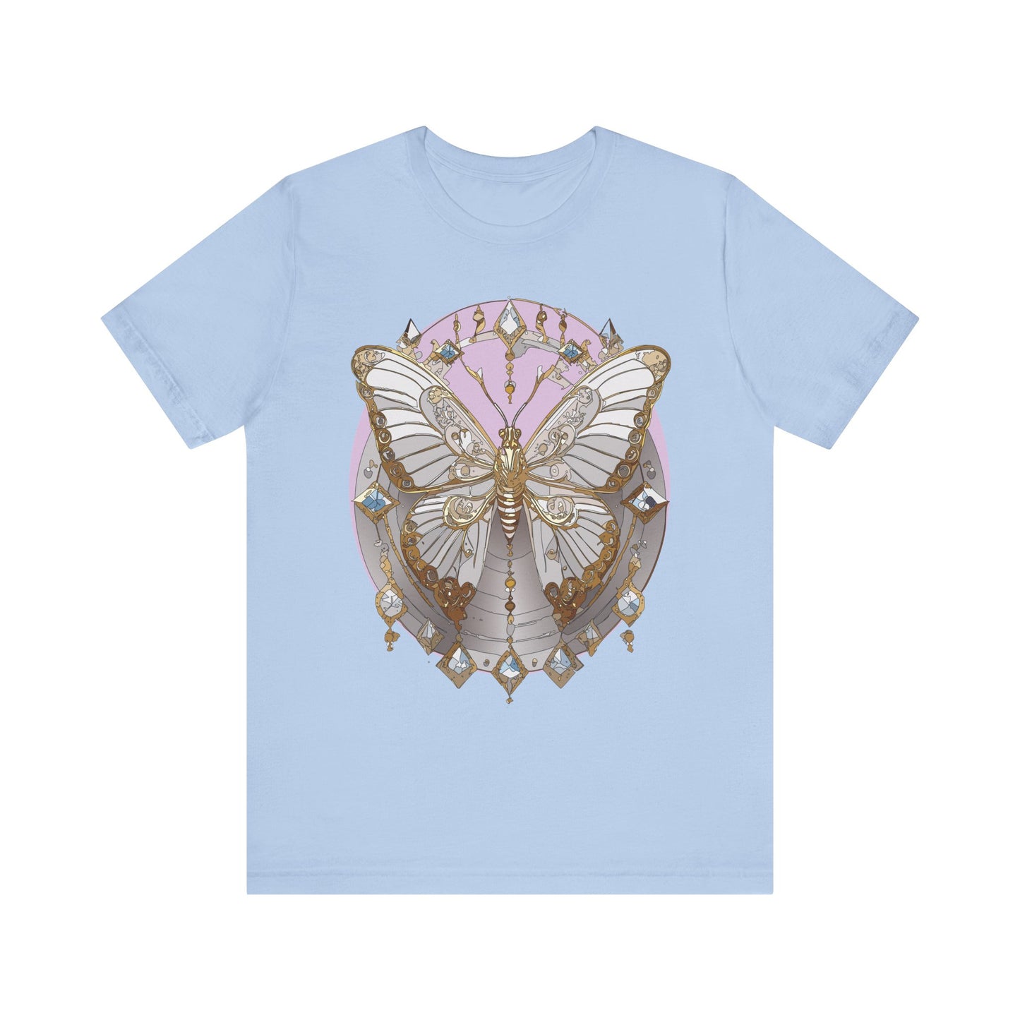 Butterfly Shirt, Shirt with Butterfly, Tee Shirt with Antique Butterfly