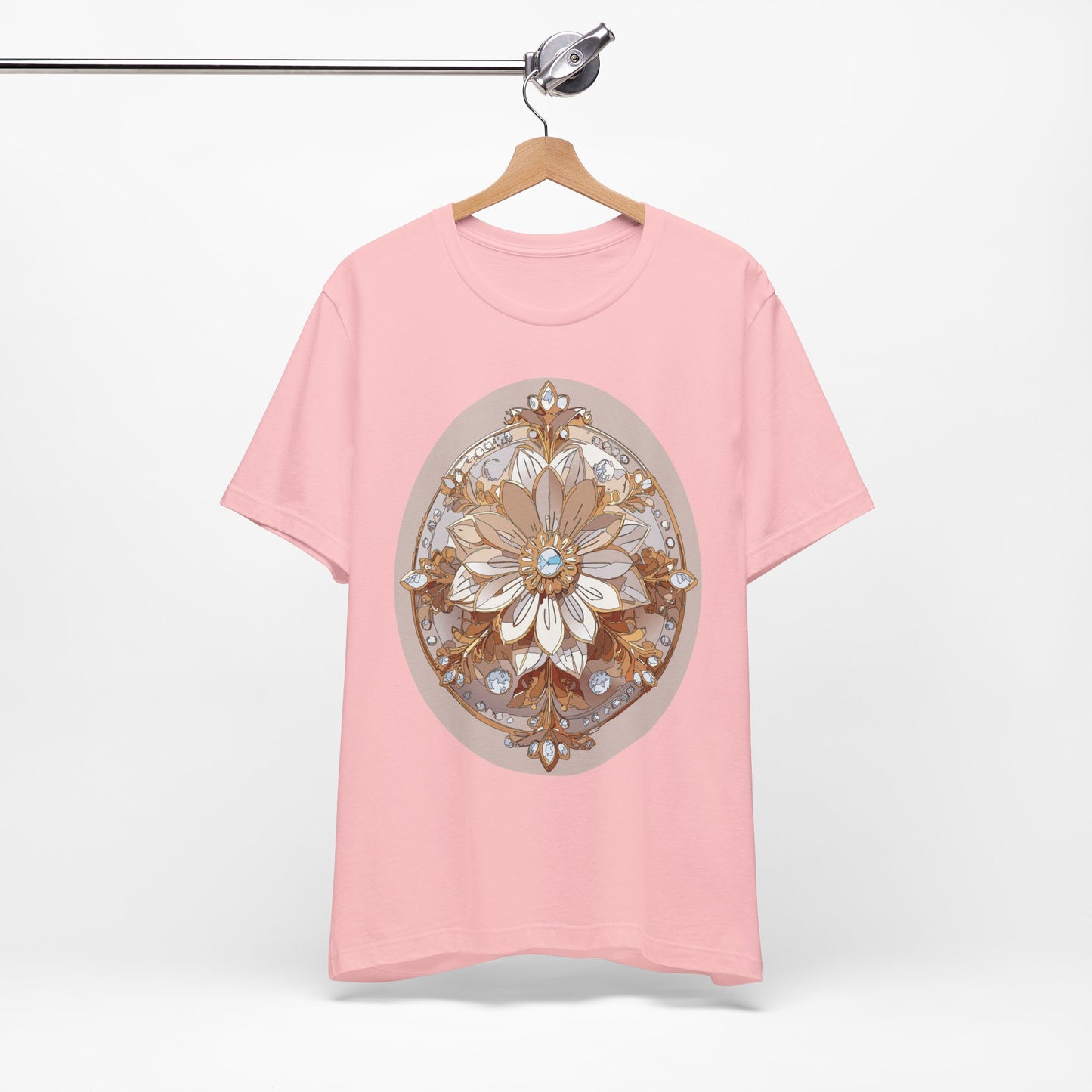 Floral Shirt, Flower Shirt, Tee Shirt with Antique Flower