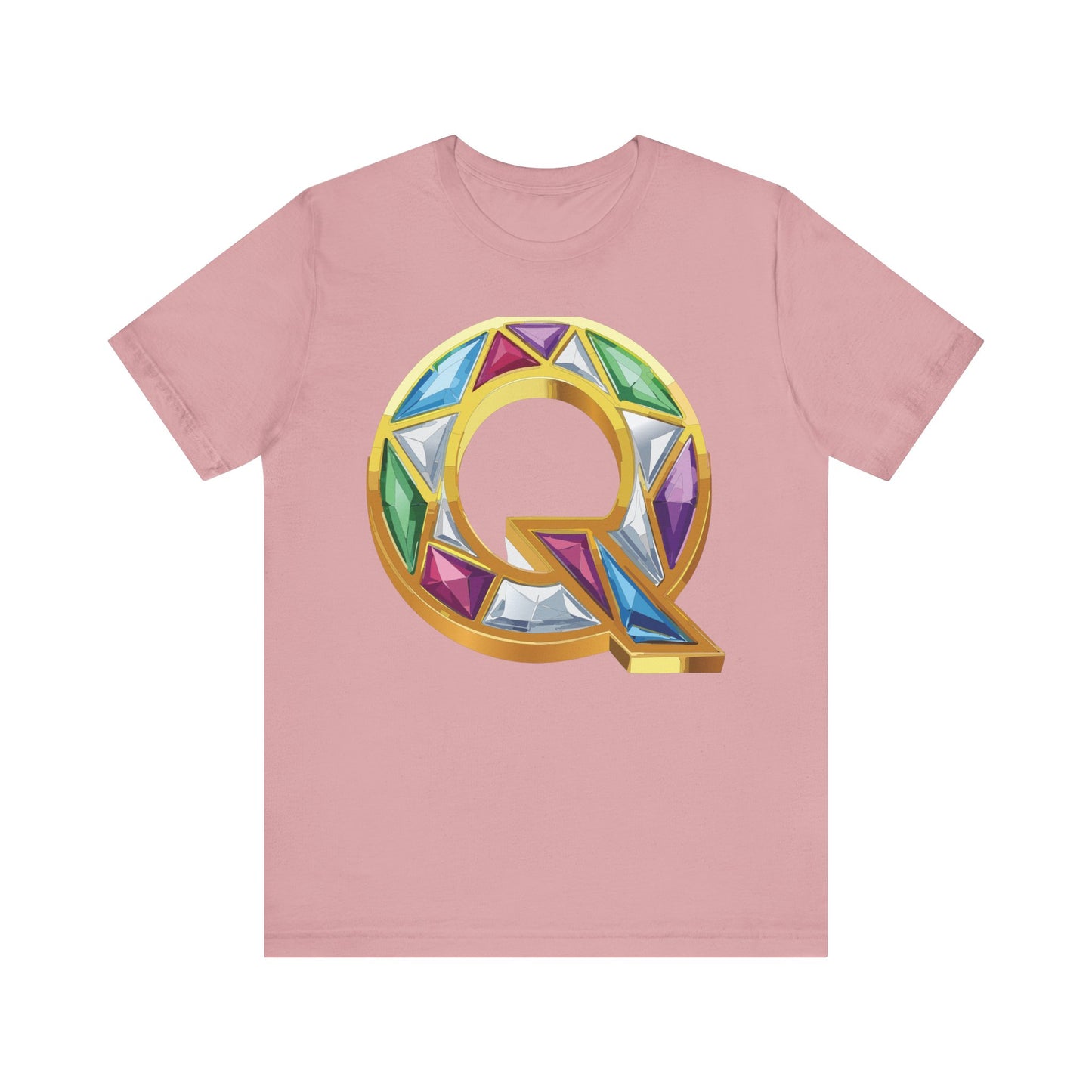 Letter Shirt, Shirt with Letters, Tee Shirt with Gold Letter, Shirt with Antique Letters