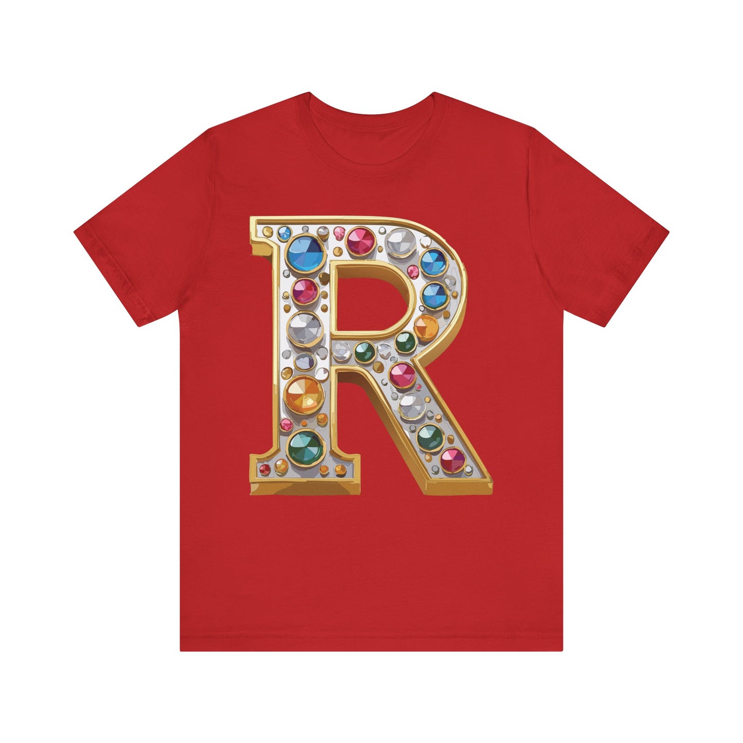 Letter Shirt, Shirt with Letters, Tee Shirt with Gold Letter, Shirt with Antique Letters