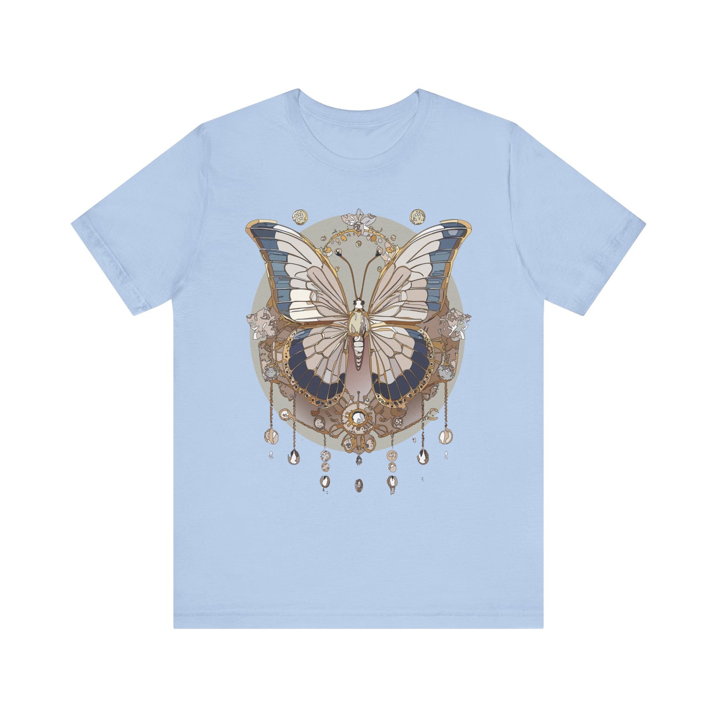 Butterfly Shirt, Shirt with Butterfly, Tee Shirt with Antique Butterfly