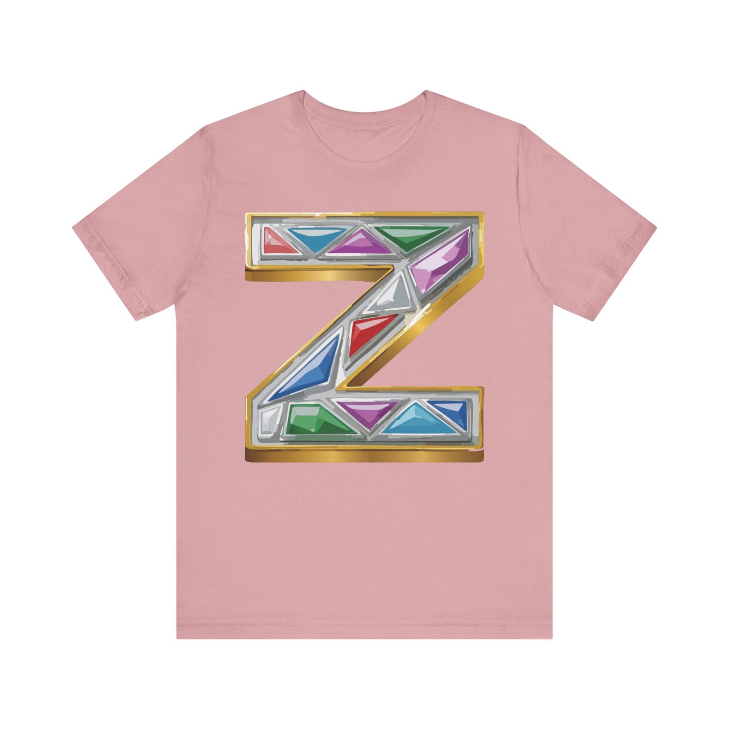 Letter Shirt, Shirt with Letters, Tee Shirt with Gold Letter, Shirt with Antique Letters