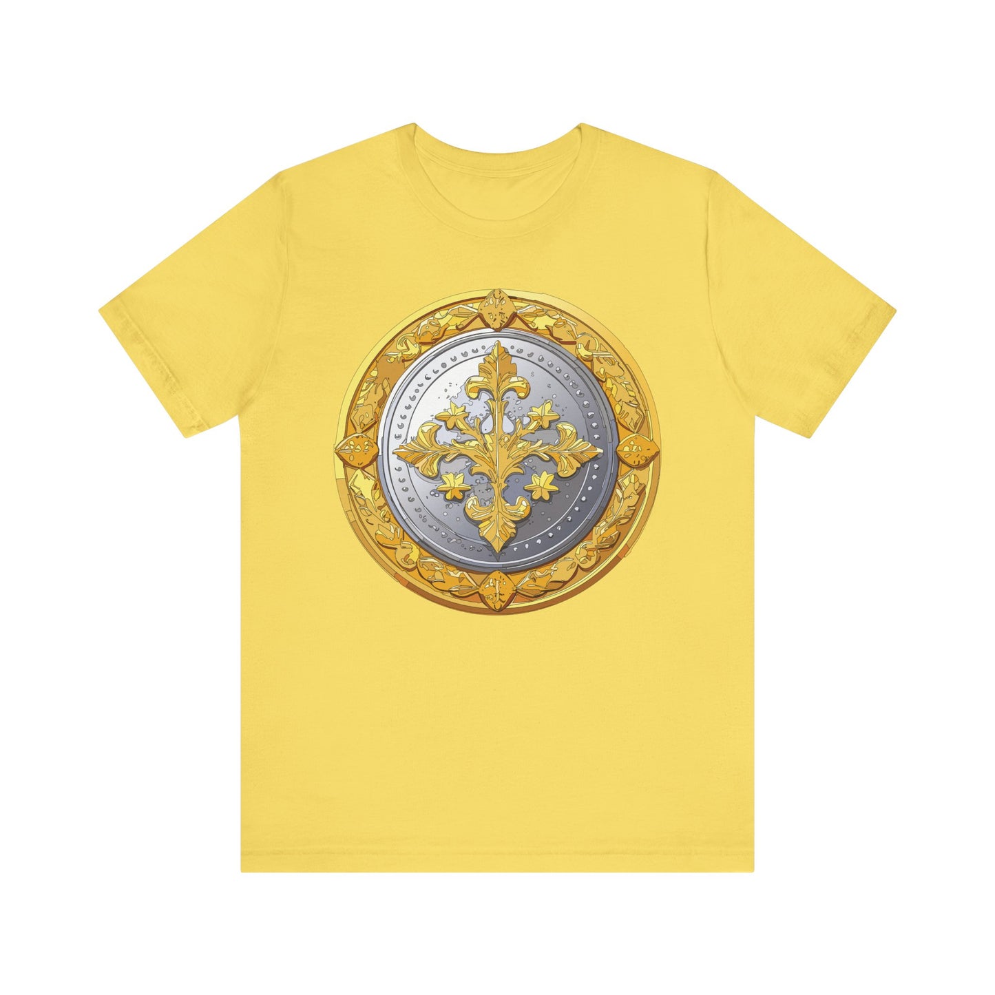 Coin Shirt, Shirt with Coin, Tee Shirt with Gold Coin, Shirt with Antique Coin